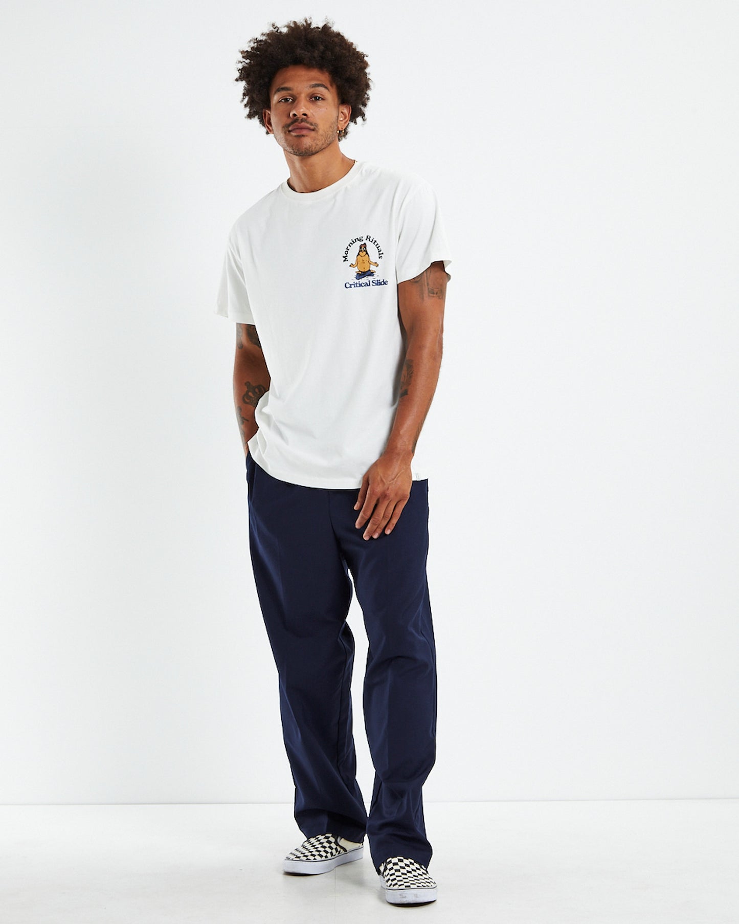 Rituals Regular Fit T-Shirt Vintage White