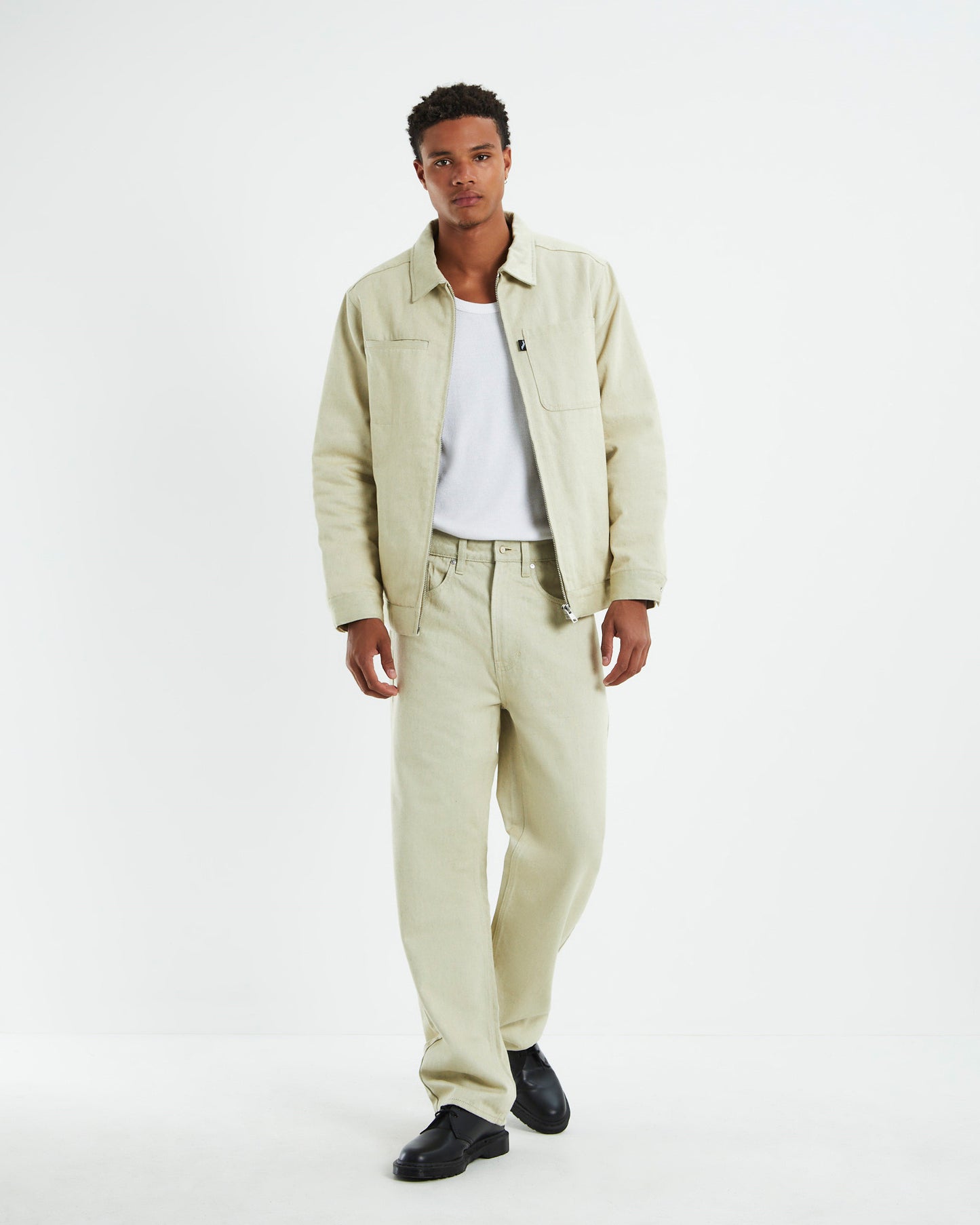 Makers Zip Jacket Mellow Cream