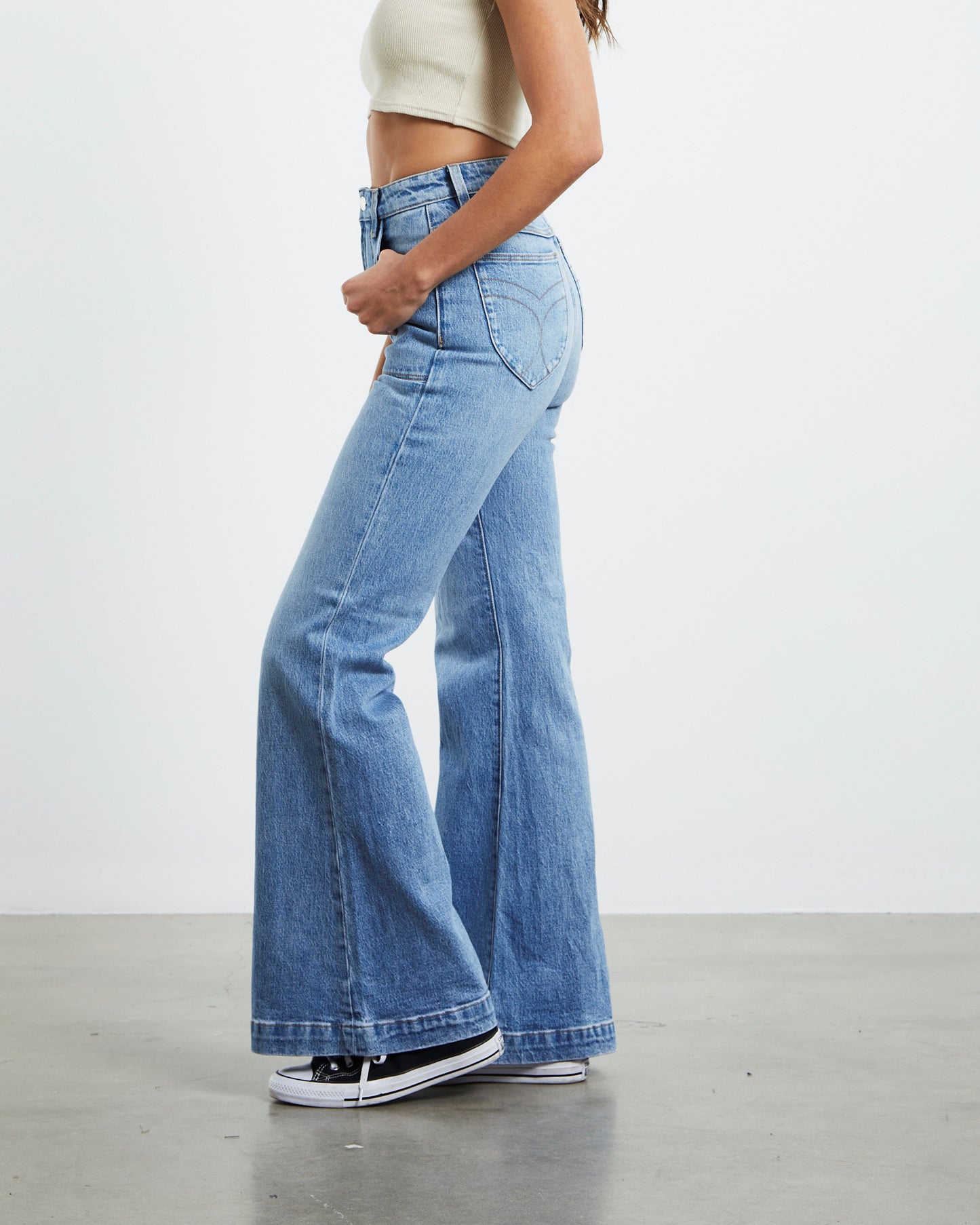 Phoebe Tonk x Rolla's Eastcoast Flare Jeans