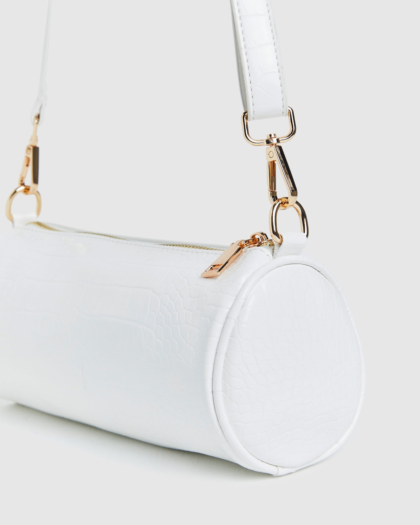 Curvy Shoulder Bag White