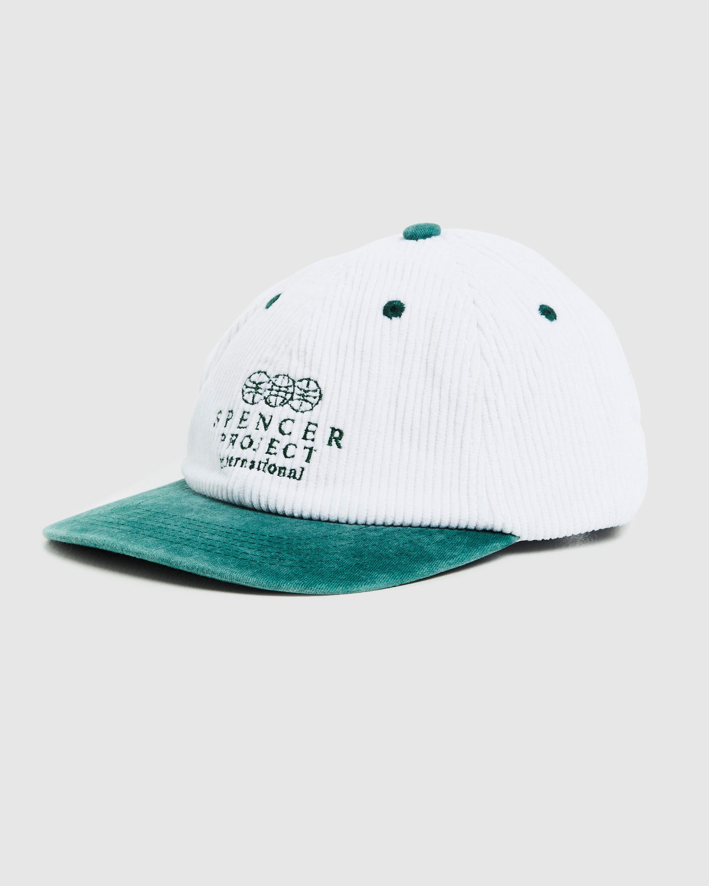 Court Cord Cap Ecru/Green