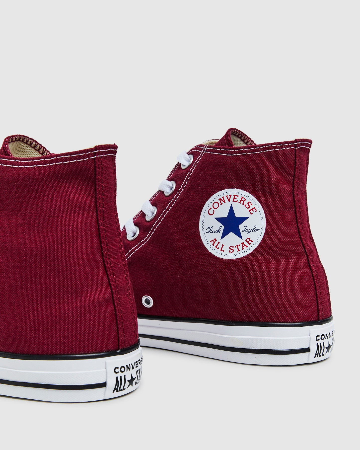 Chuck Taylor All Star Canvas Hi Top Sneakers Maroon