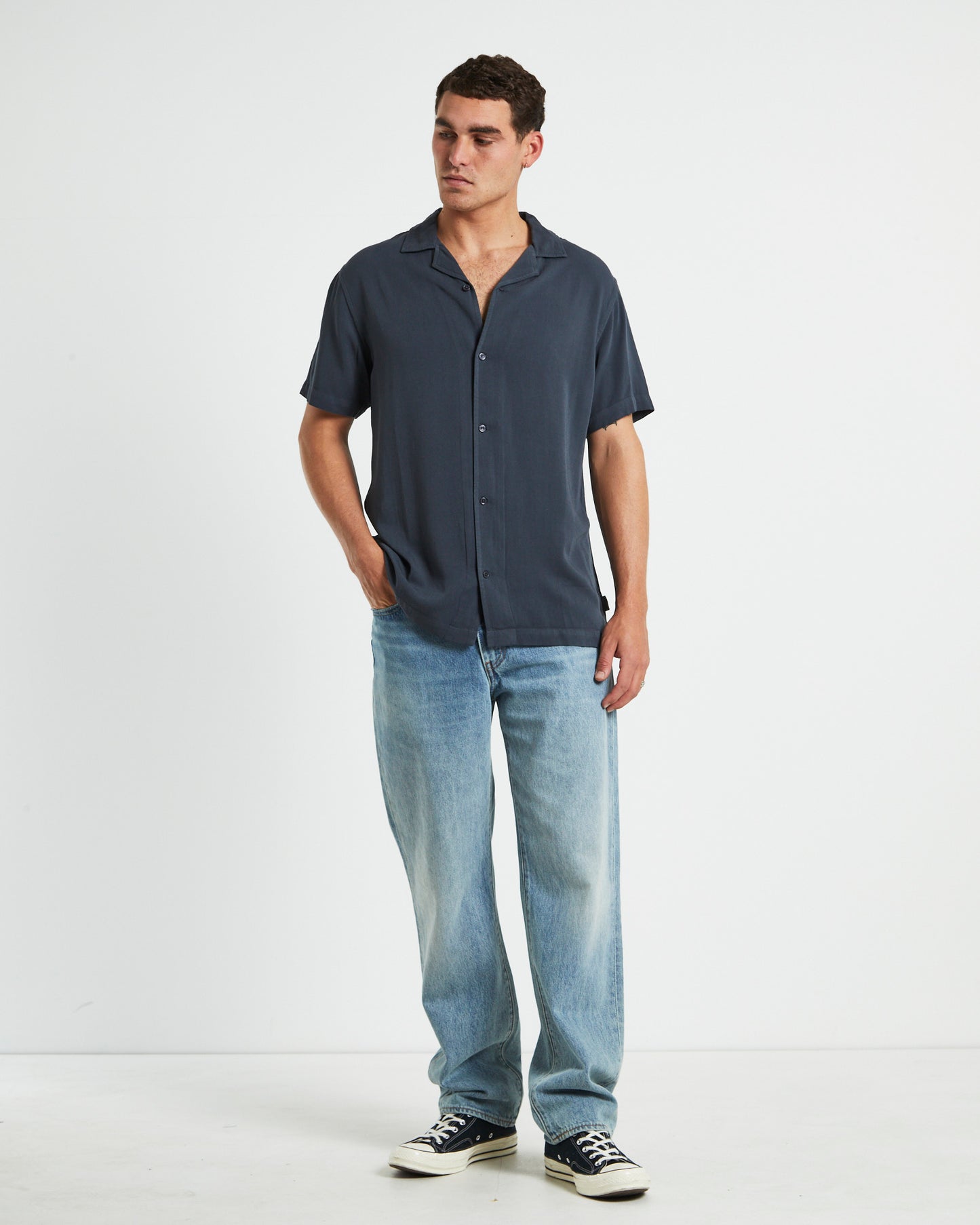 The Reckoner Resort Short Sleeve Shirt Dusty Black