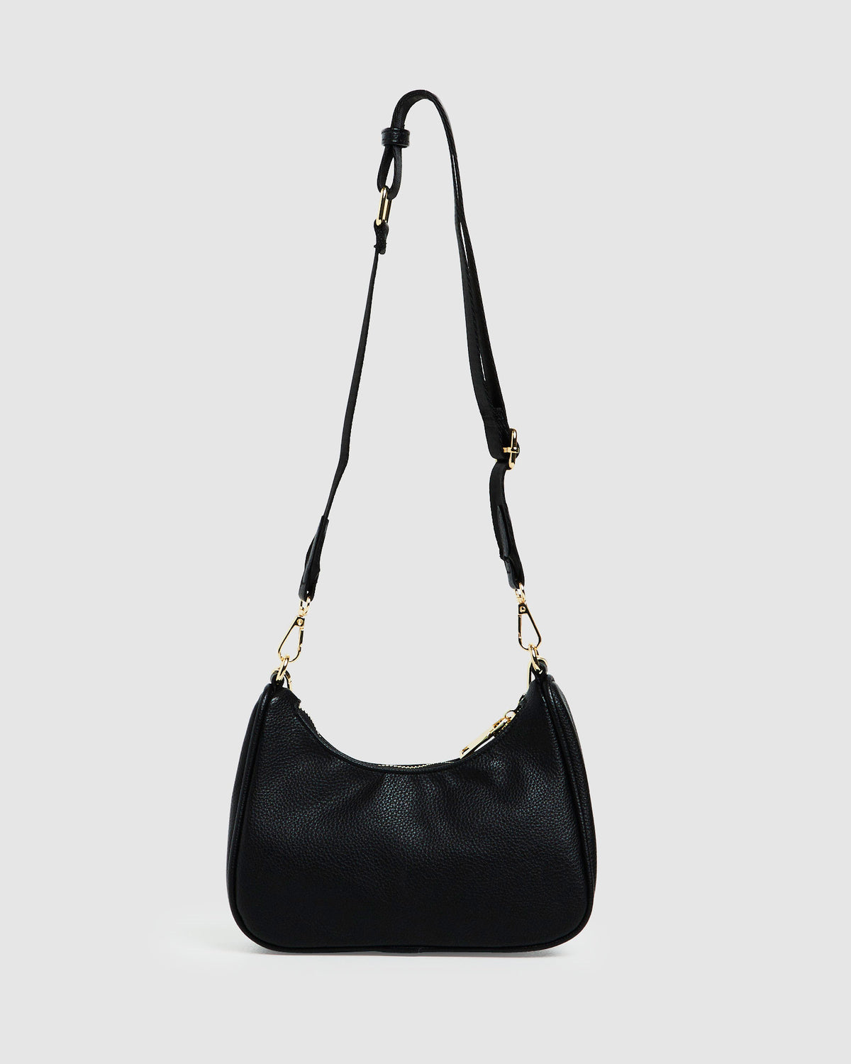 Paloma Handbag Pebble Black/Gold BLACK