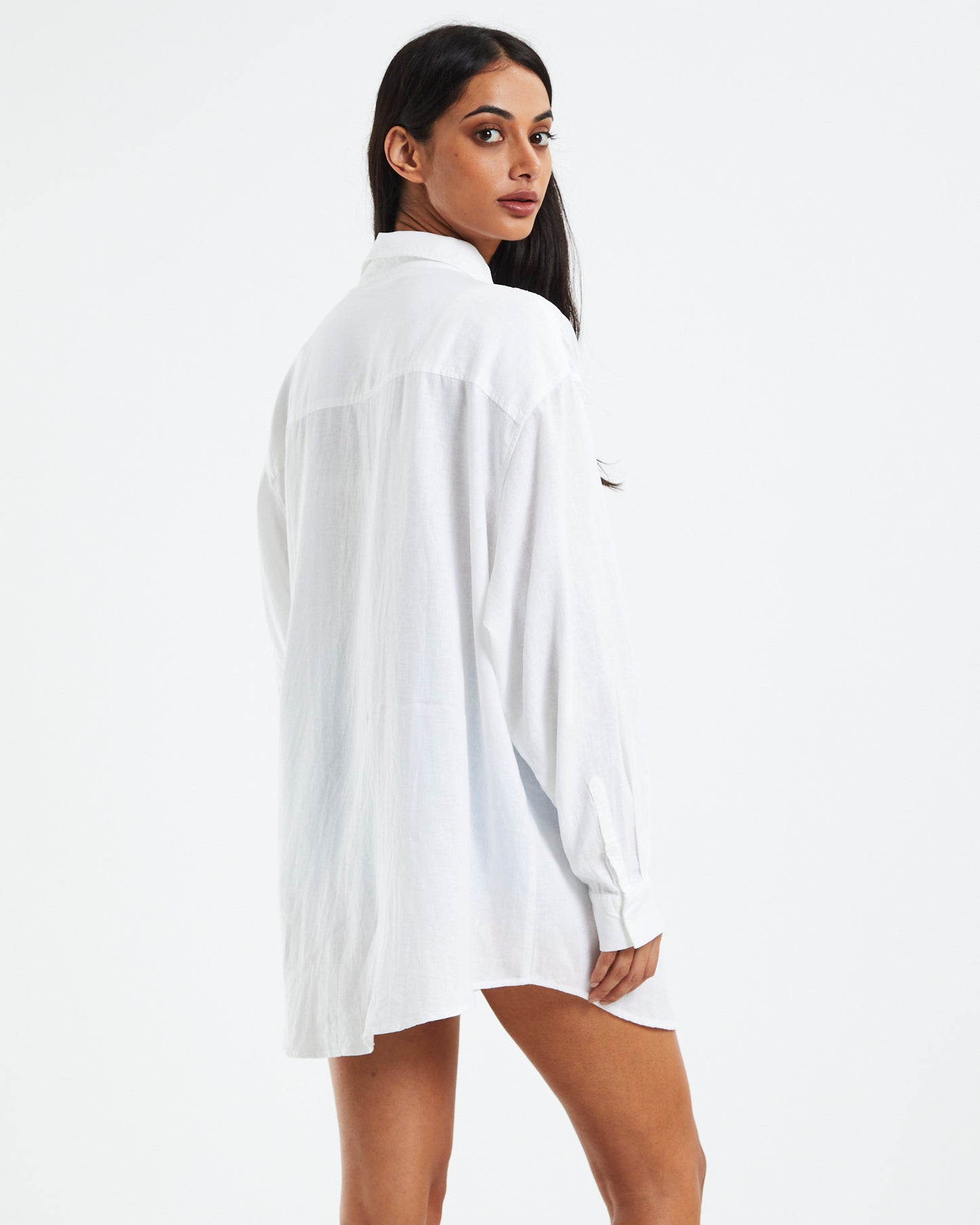Avah Oversized Len Shirt