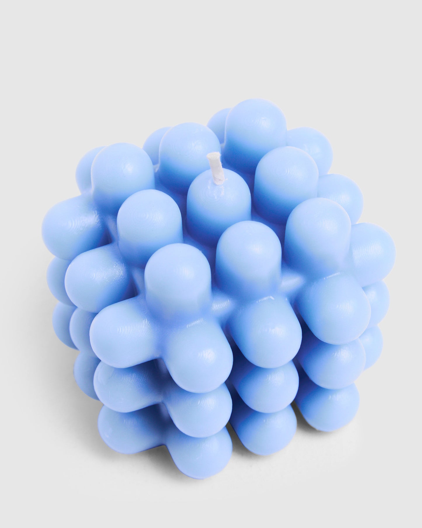 Bubble Candle Blue Marshmallow
