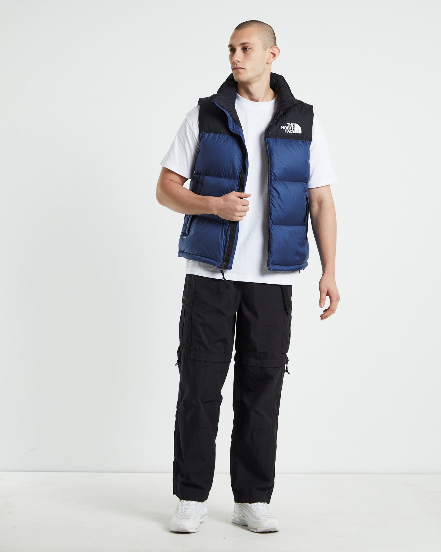 96 Retro Nuptse Vest Shady Blue