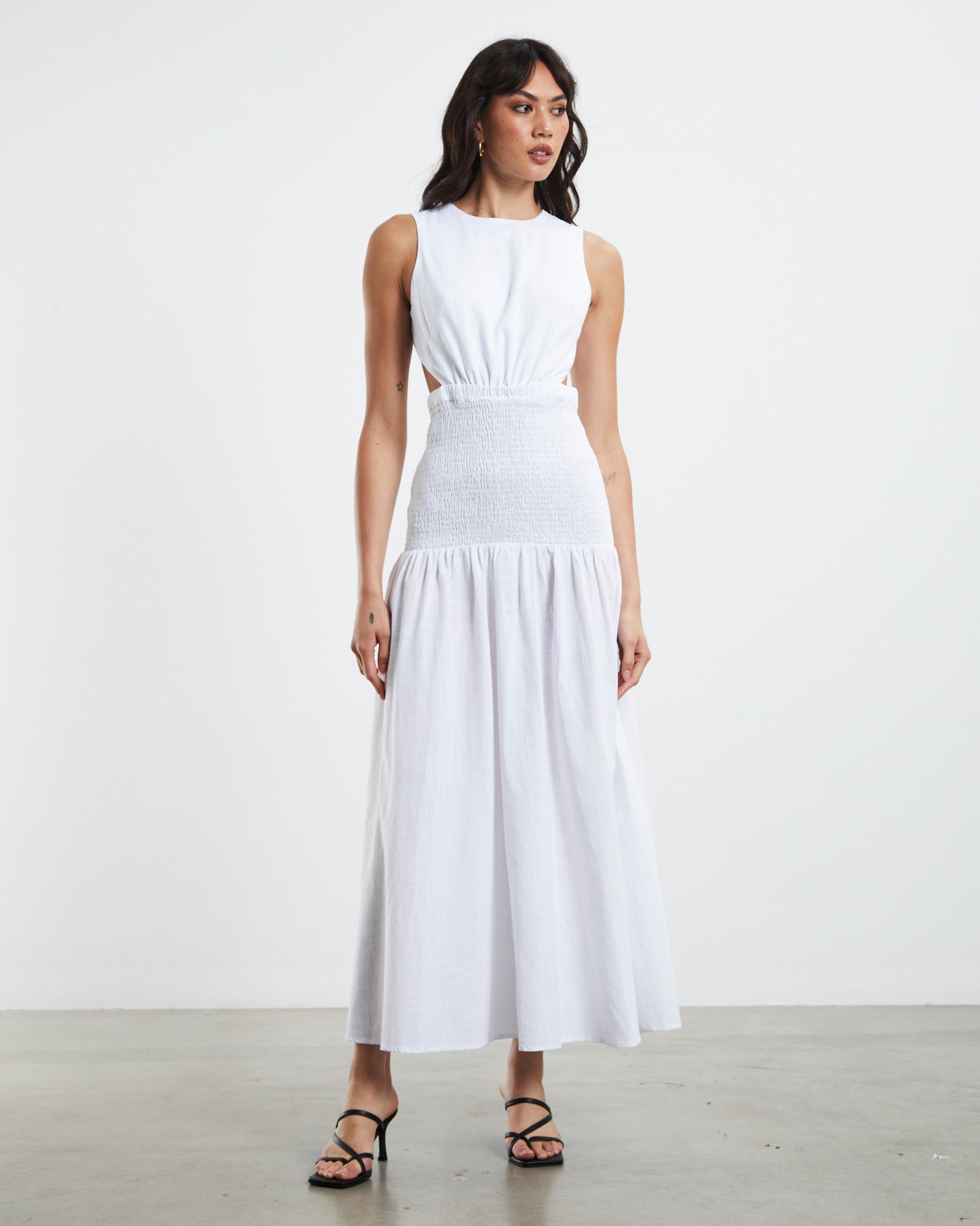 Lottie Dress White