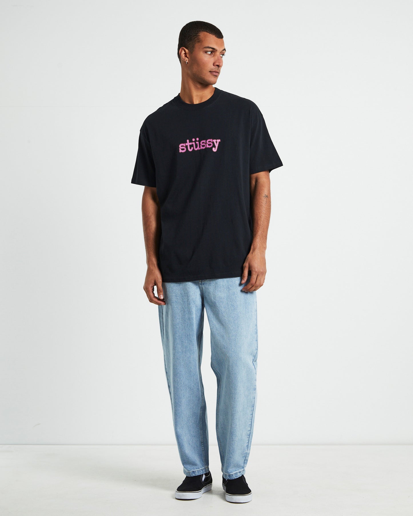 Typewriter Short Sleeve T-shirt Black
