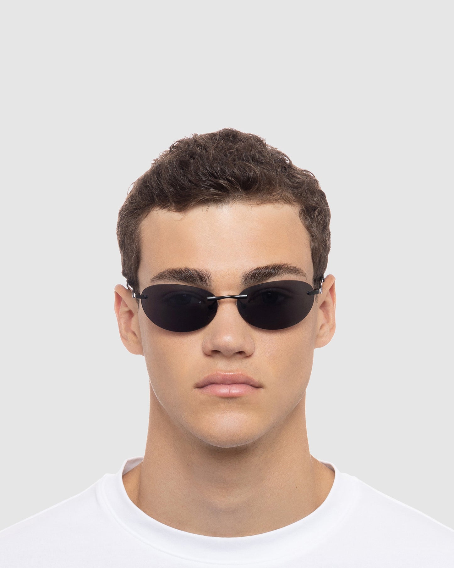 Slinky Sunglasses Matte Black Smoke