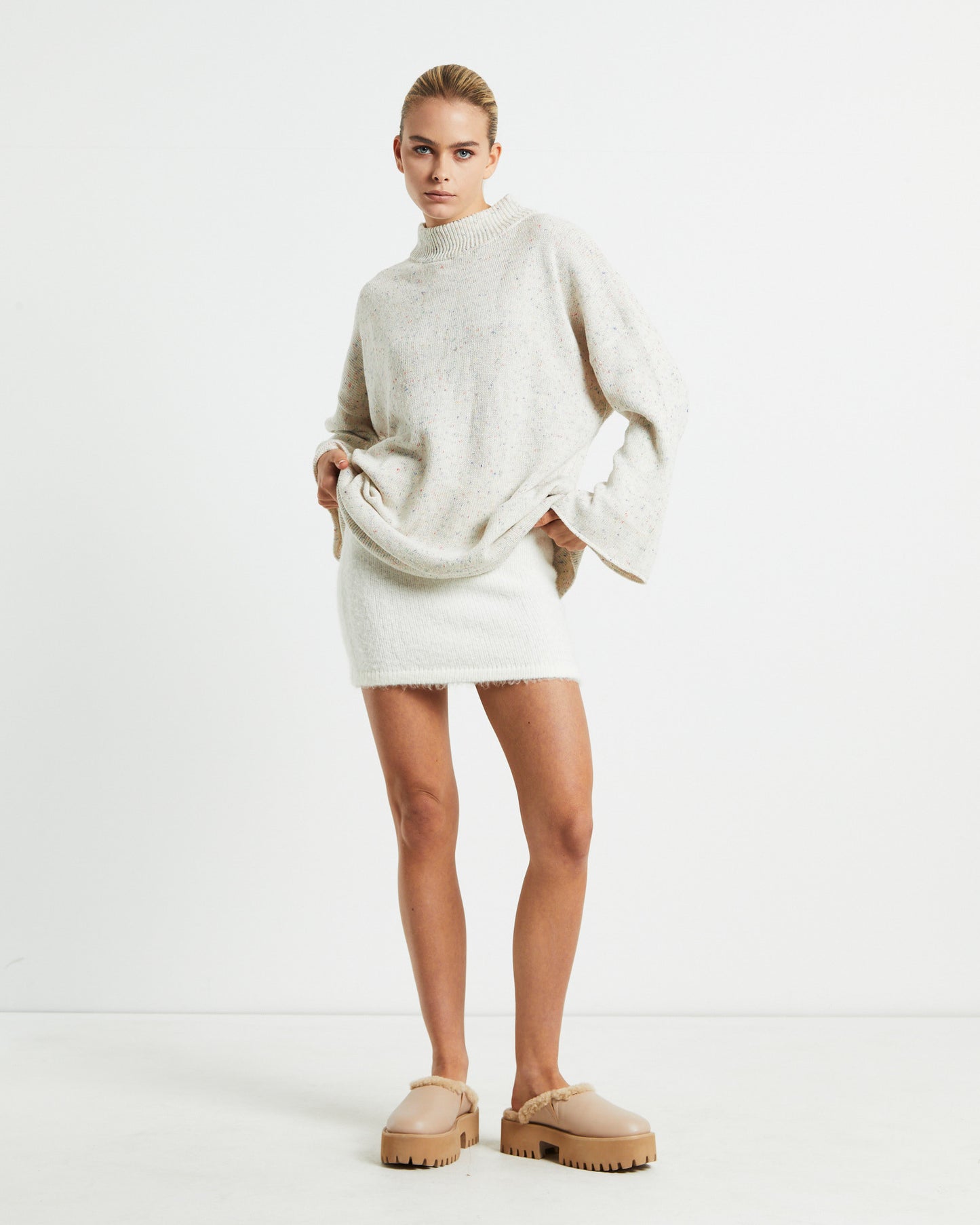 Bea Jumper Ivory Speckle