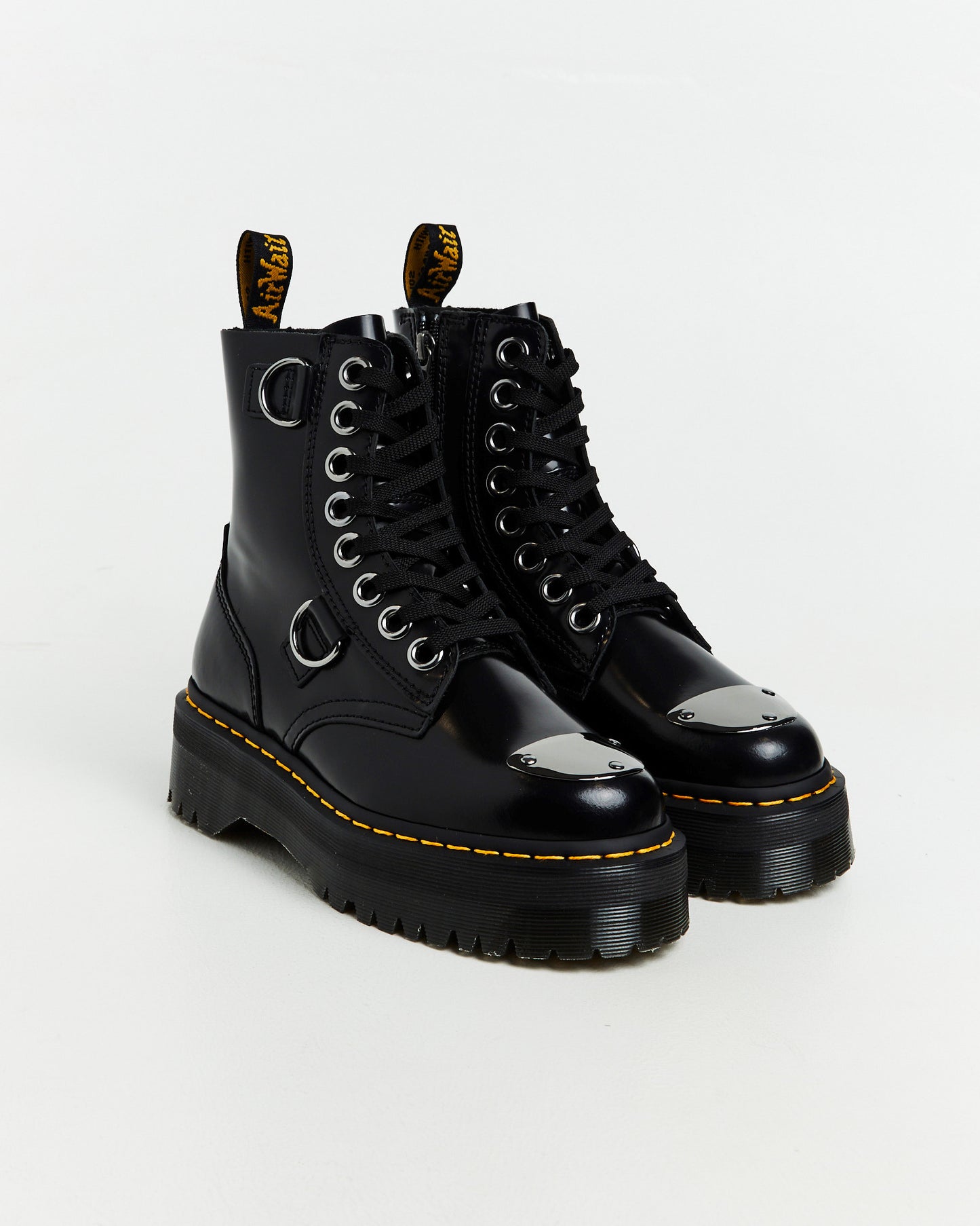 Jadon Alt 8 Eye Boots Black Buttero