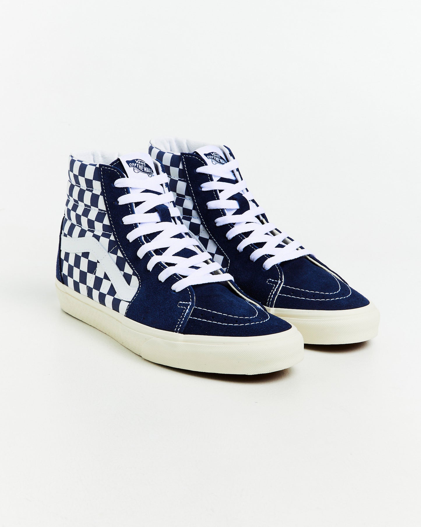 SK8-Hi Top Sneakers Checkerboard Dress Blue/White