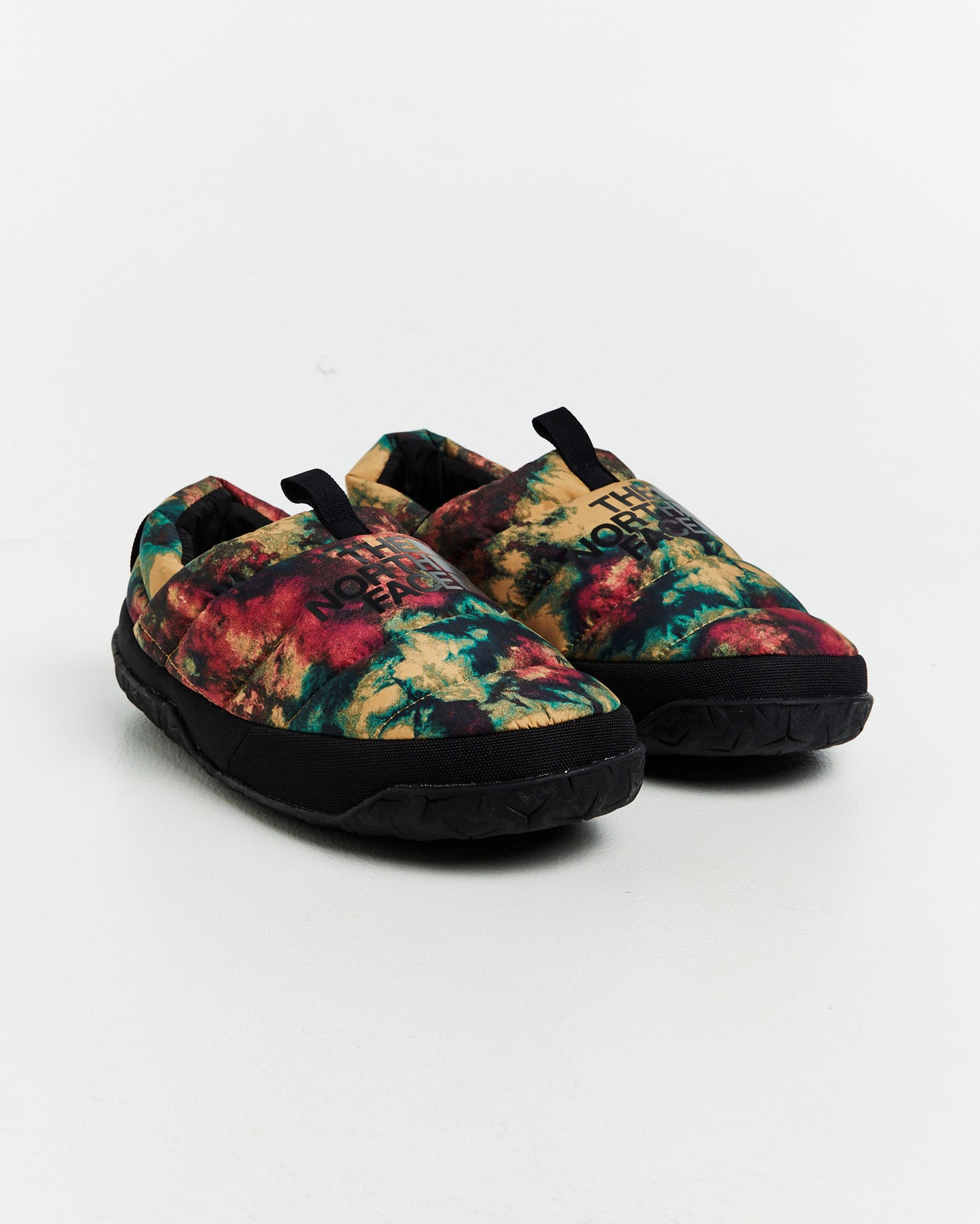 Nuptse Mules Tan/Icedye/Black Multi