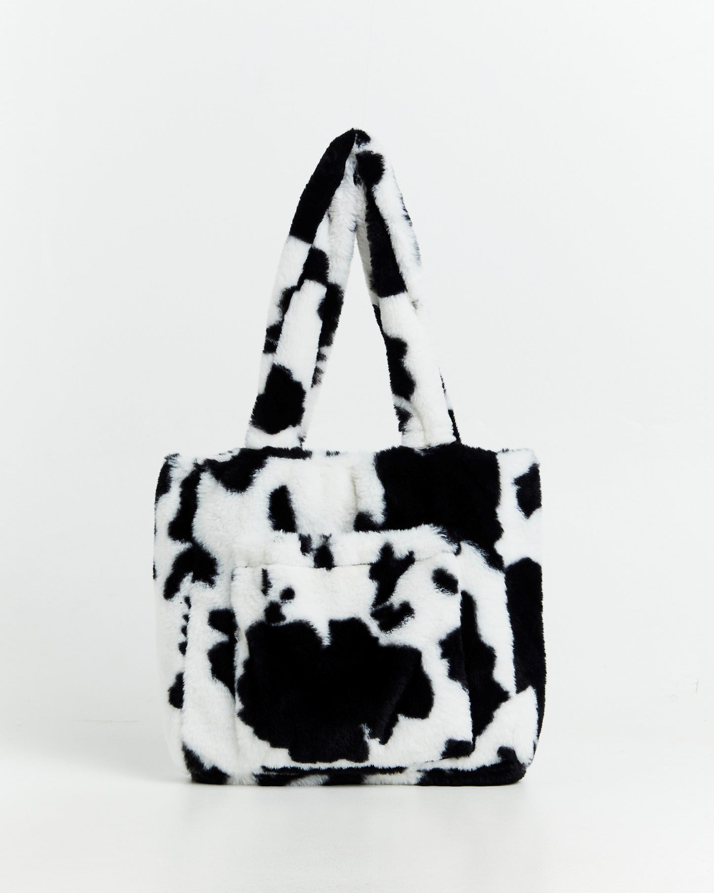 Cow Fuzzy Bag Multi