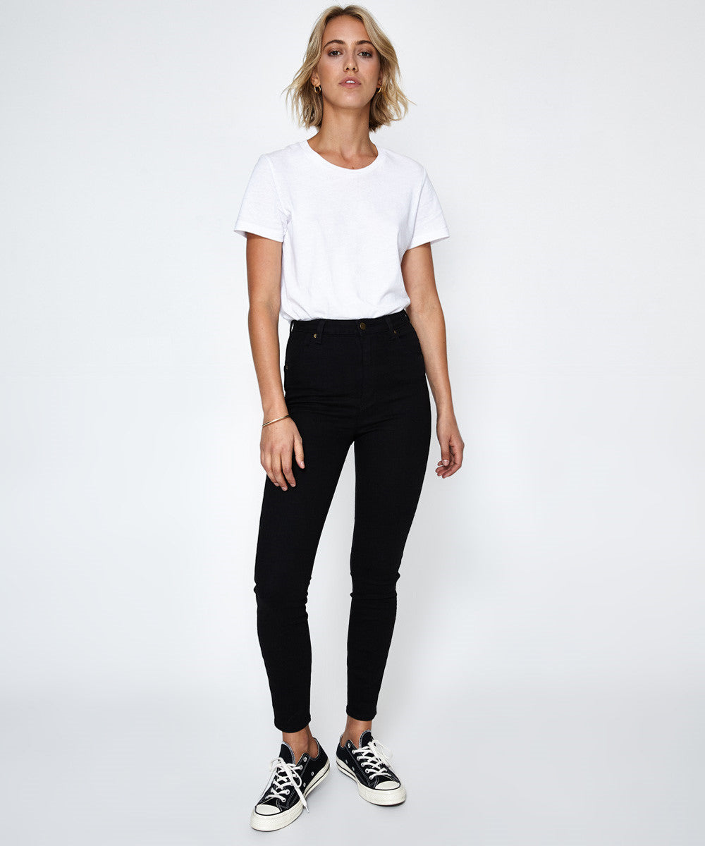 Eastcoast Crop Jean Galaxy Black