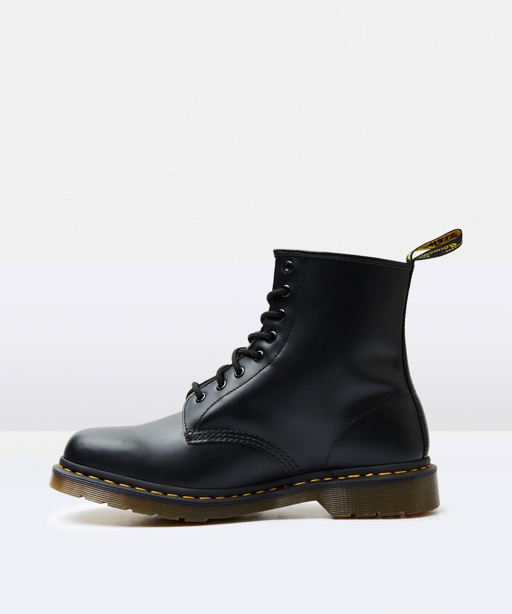 1460 8 Eye Smooth Boots Black