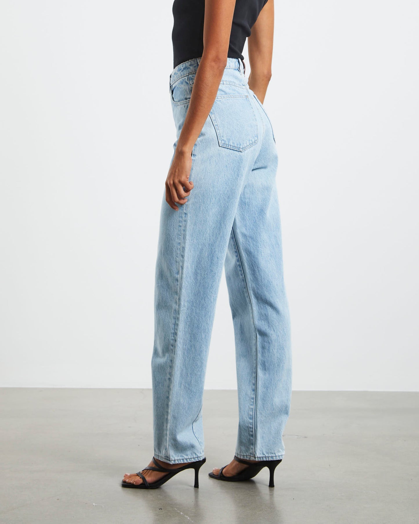 Sade Baggy Denim Jeans Zero Vinyl