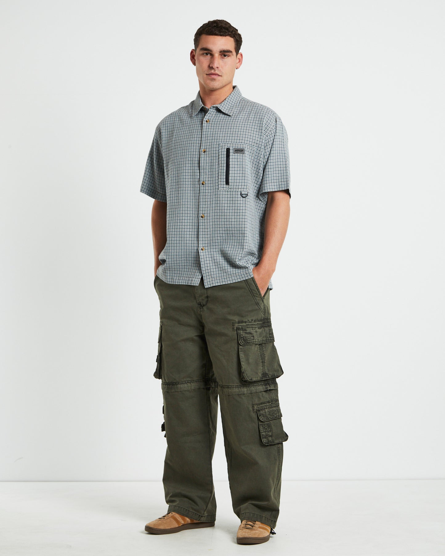 Hiker Short Sleeve Shirt in Blue