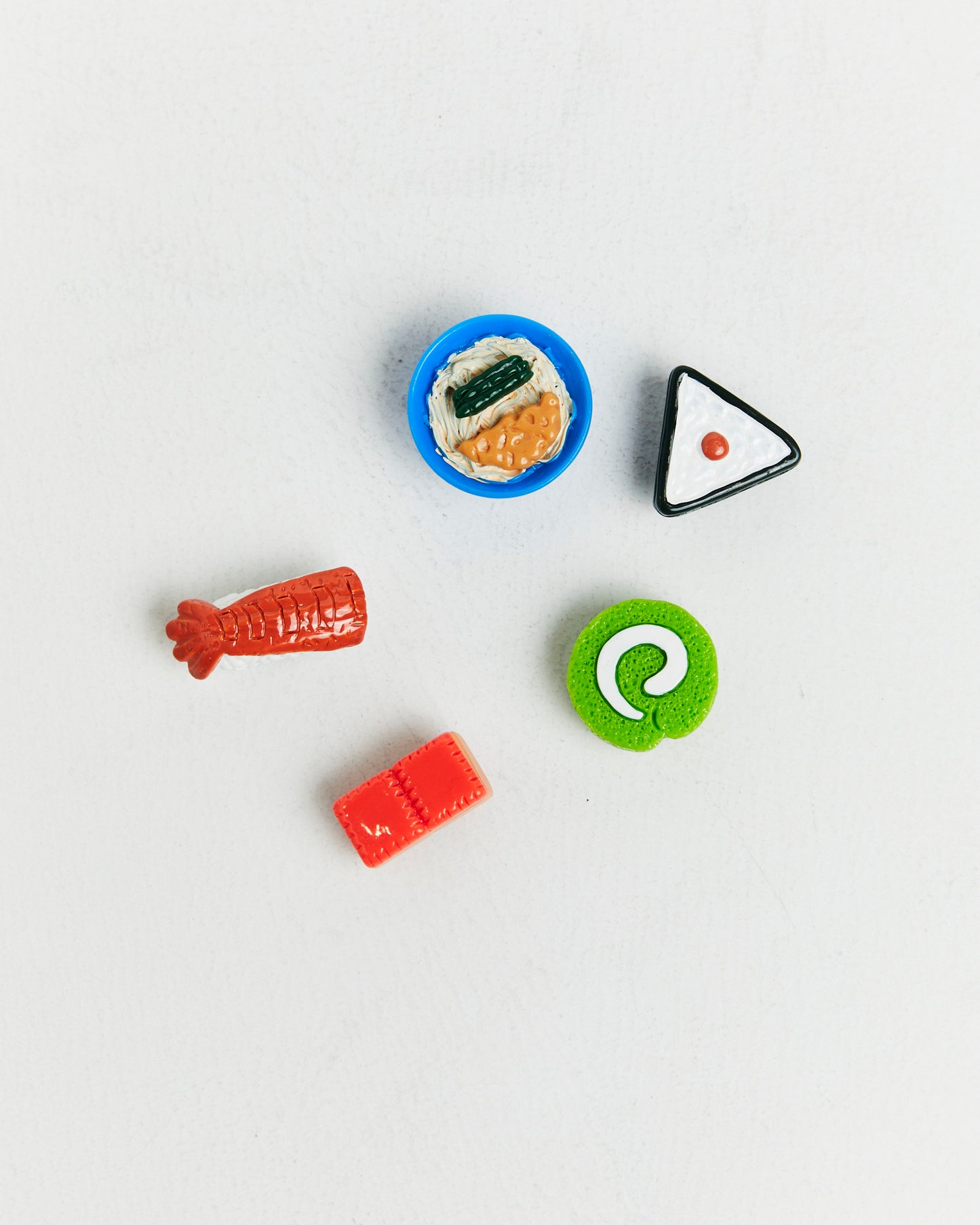 3D Mini Sushi Party 5 Pack Jibbitz