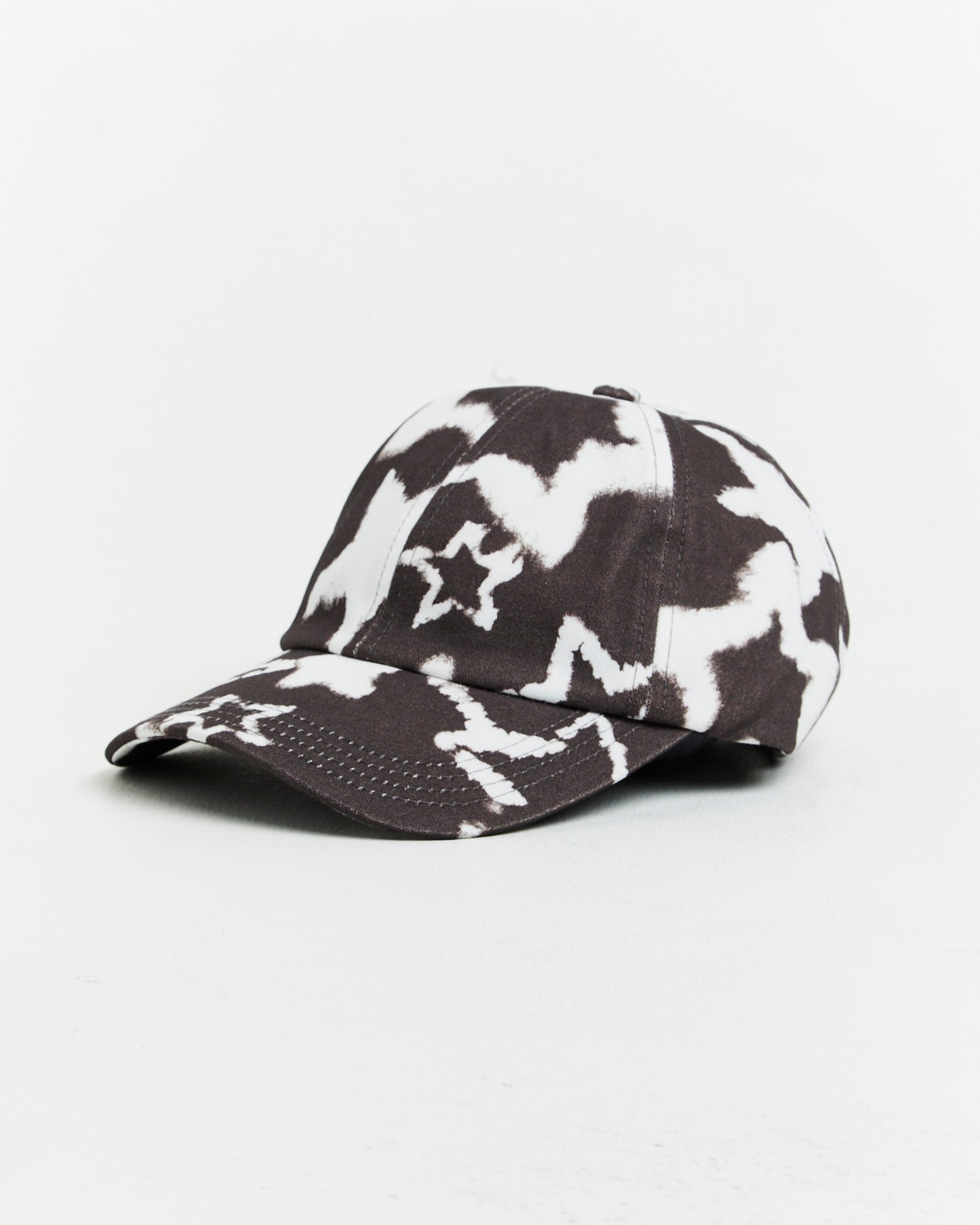Bleached Star Cap in Chocolate Brown