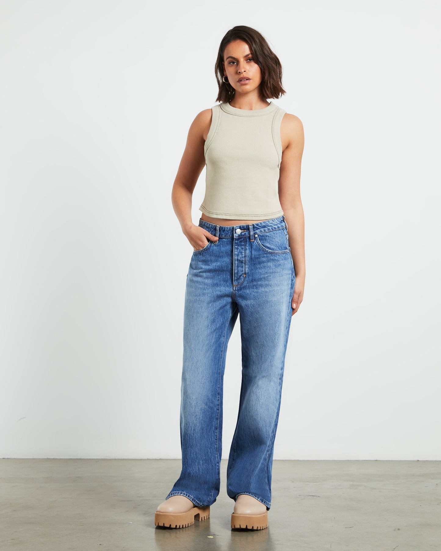 Coco Relaxed Denim Jeans Testament