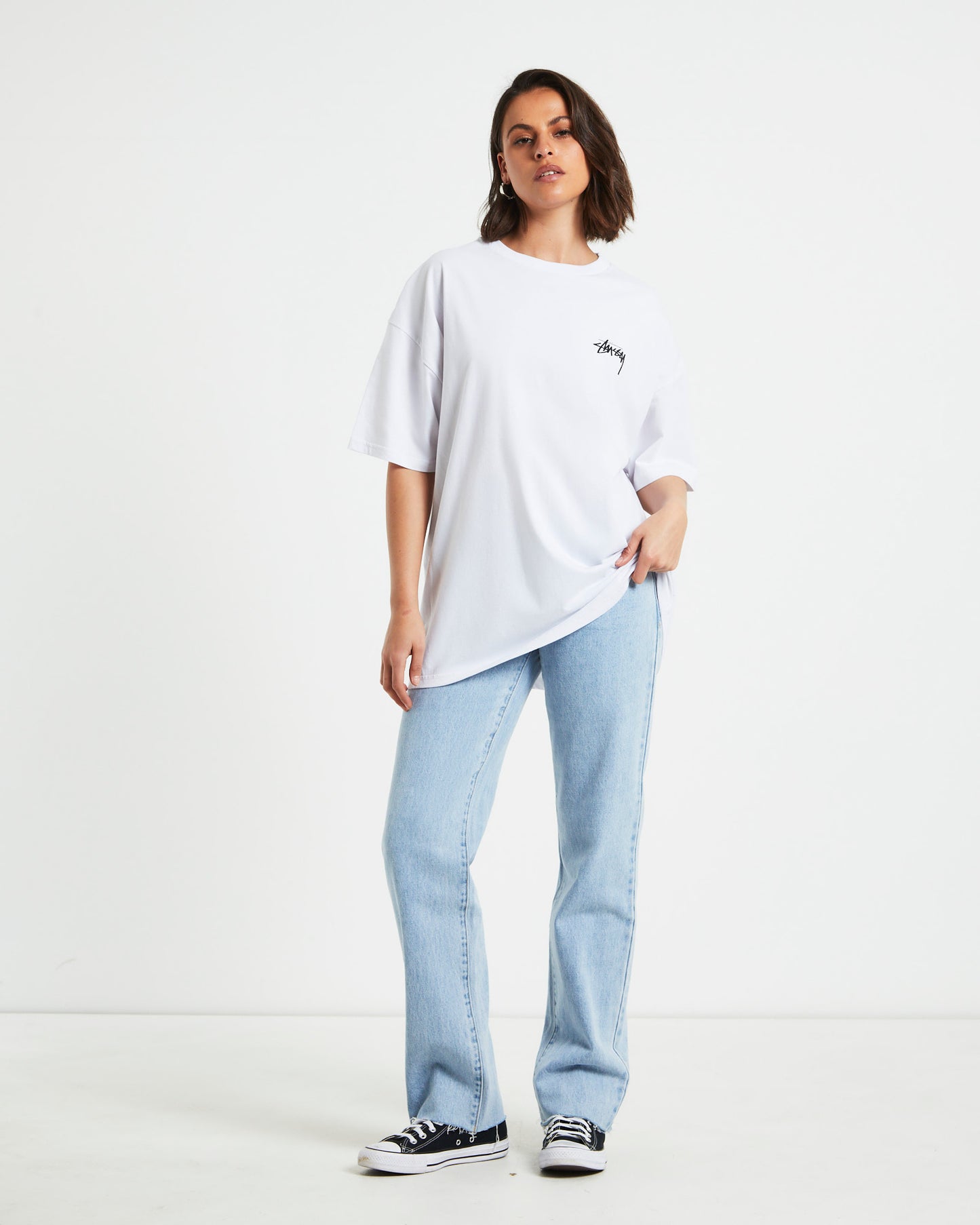 Venus Relaxed Short Sleeve Tee in White