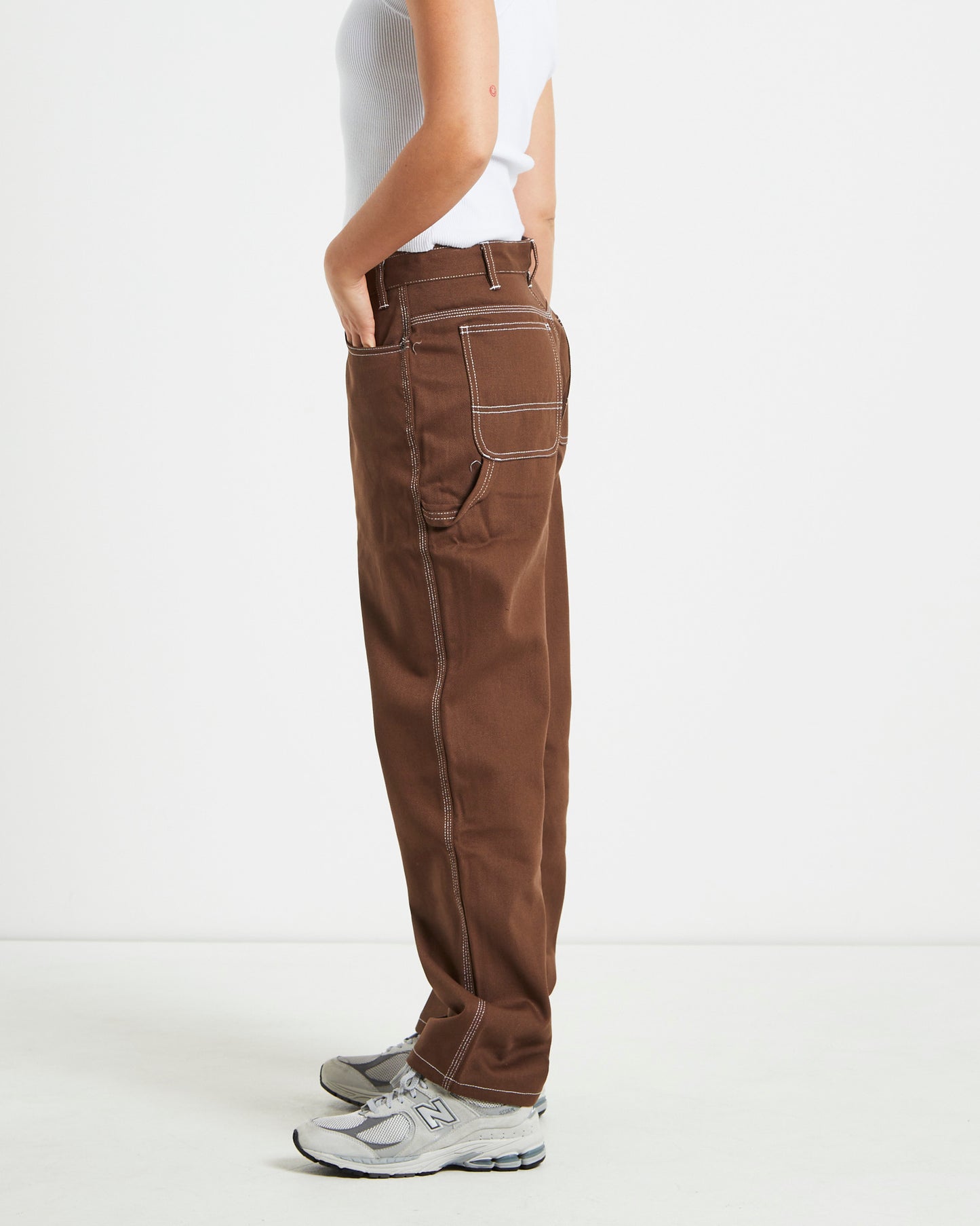 Low Rider Twill Pants in Timber Brown