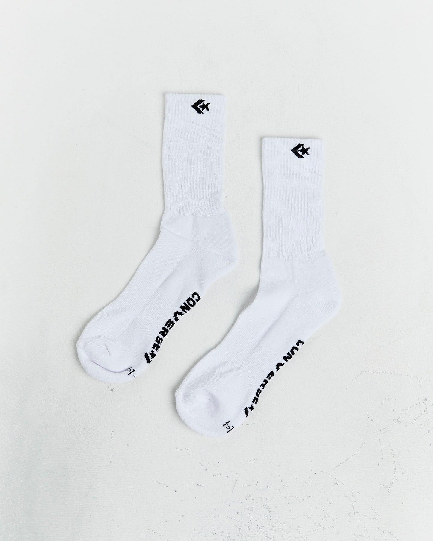 Chevron Crew Socks 3 Pack in White