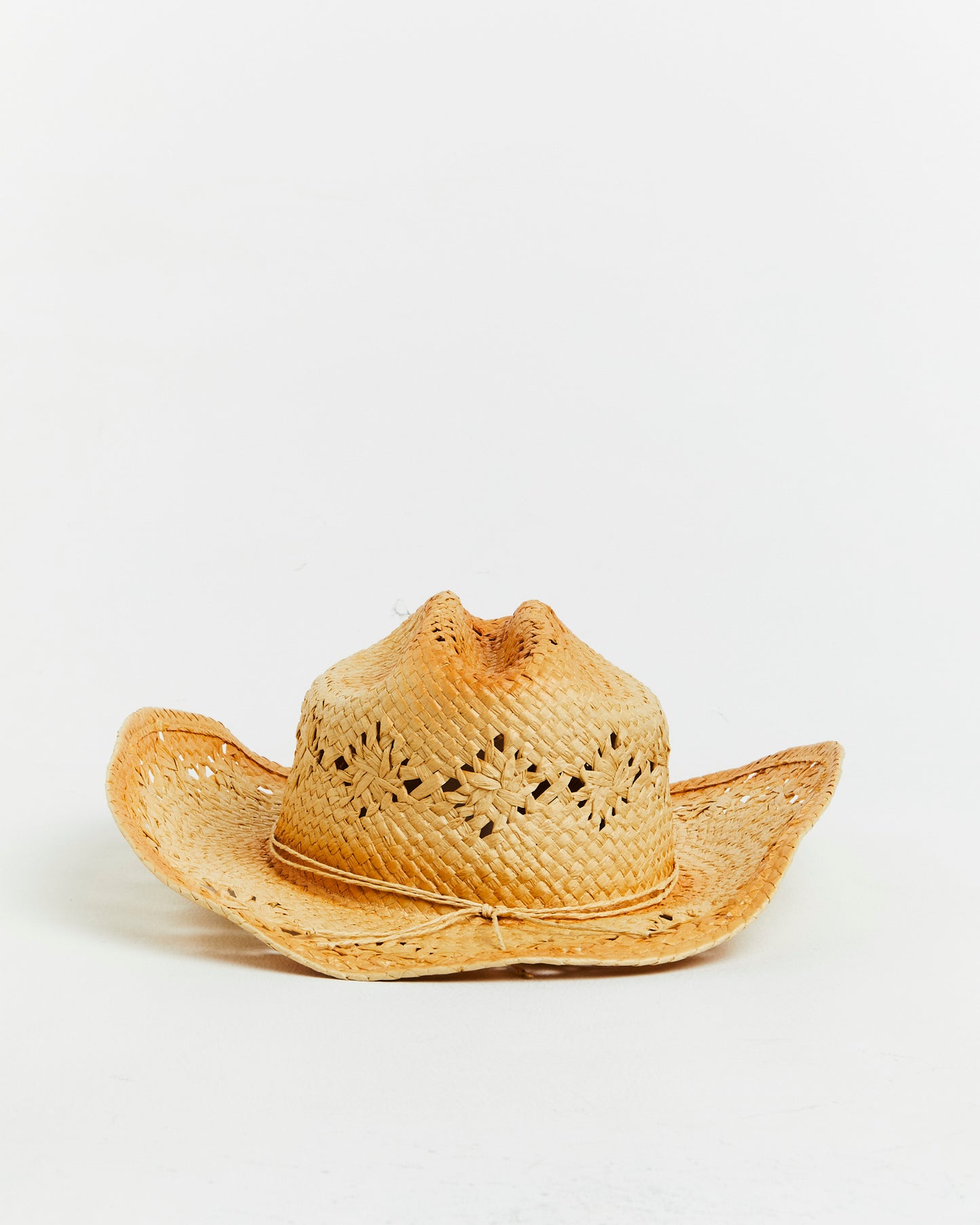 Straw Cowboy Hat in Natural