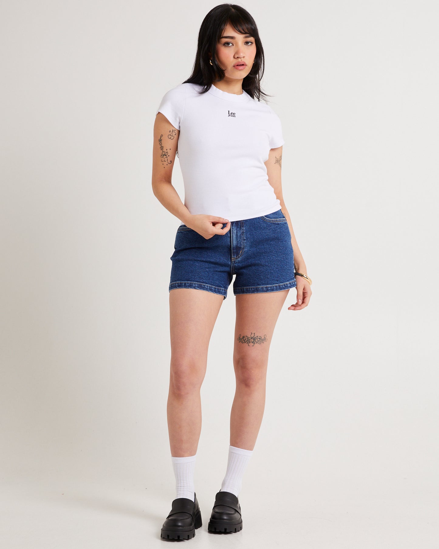Essential Rib Recycled Cotton T-Shirt