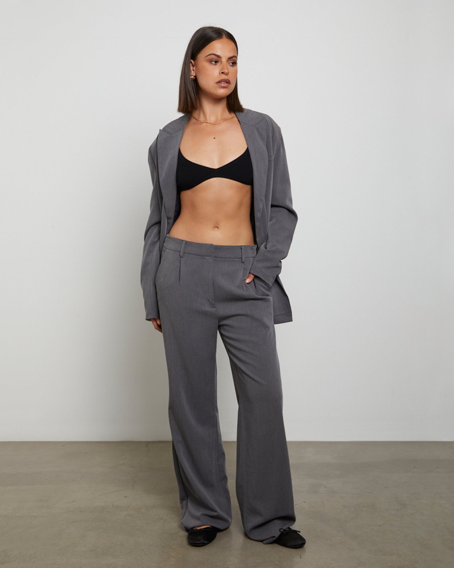 Luxe Knitted Bralette Black