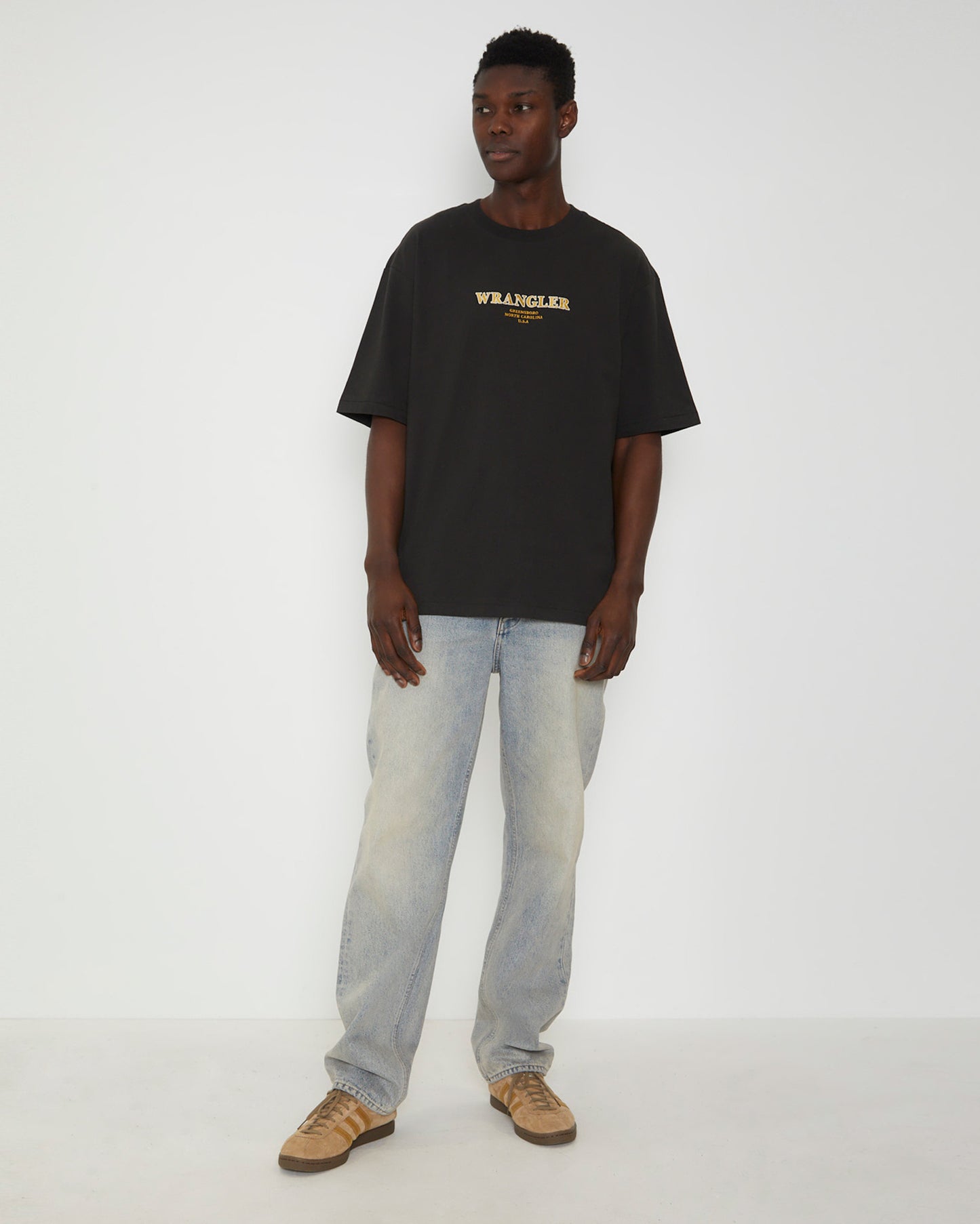 Revival Slacker Short Sleeve T-Shirt in Worn Black