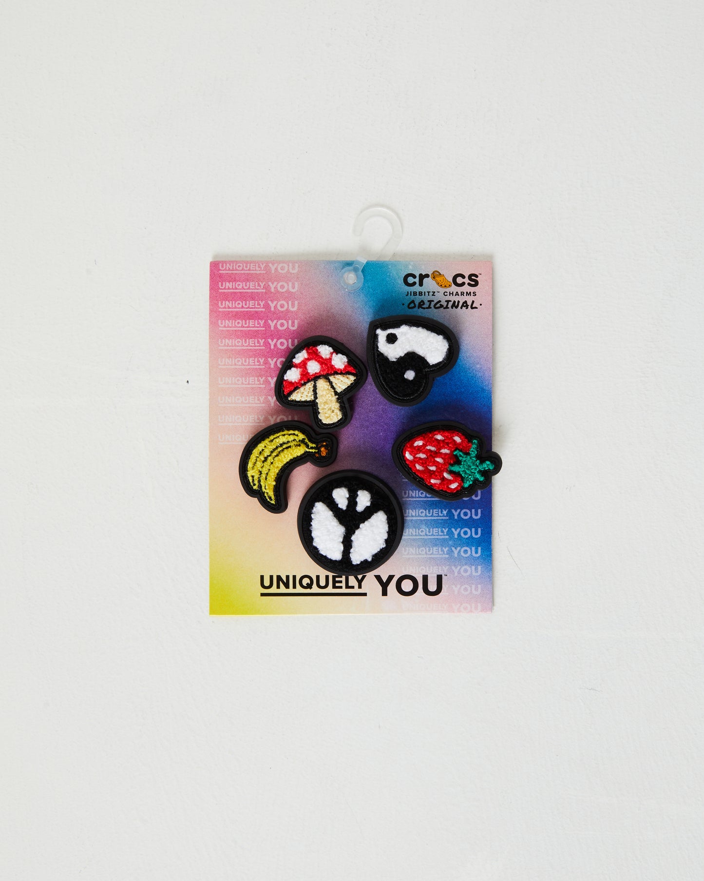 Peace & Love Tufted Patch 5 Pack Jibbitz