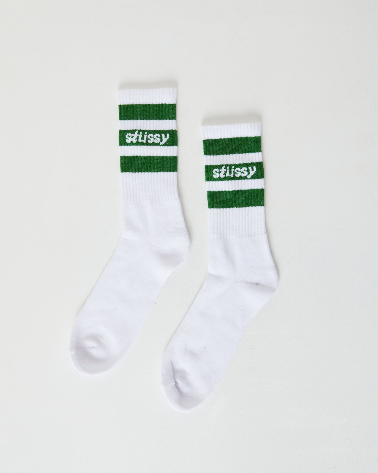 Mens Italic Stripe Socks 3 Pack in White Multi