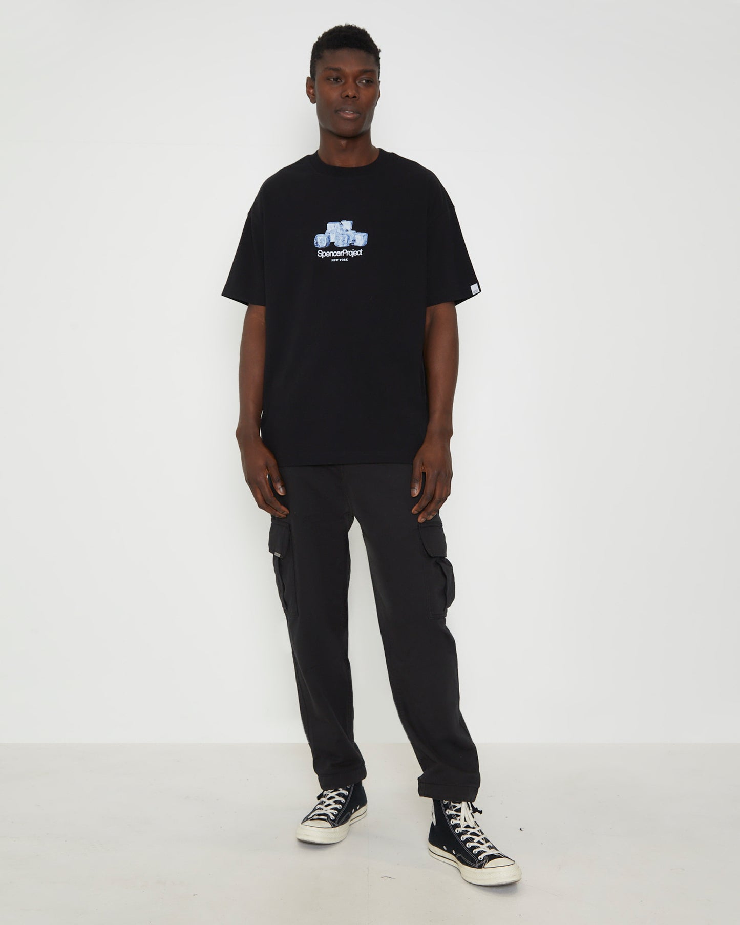 Ice Cube Short Sleeve T-Shirt in Black