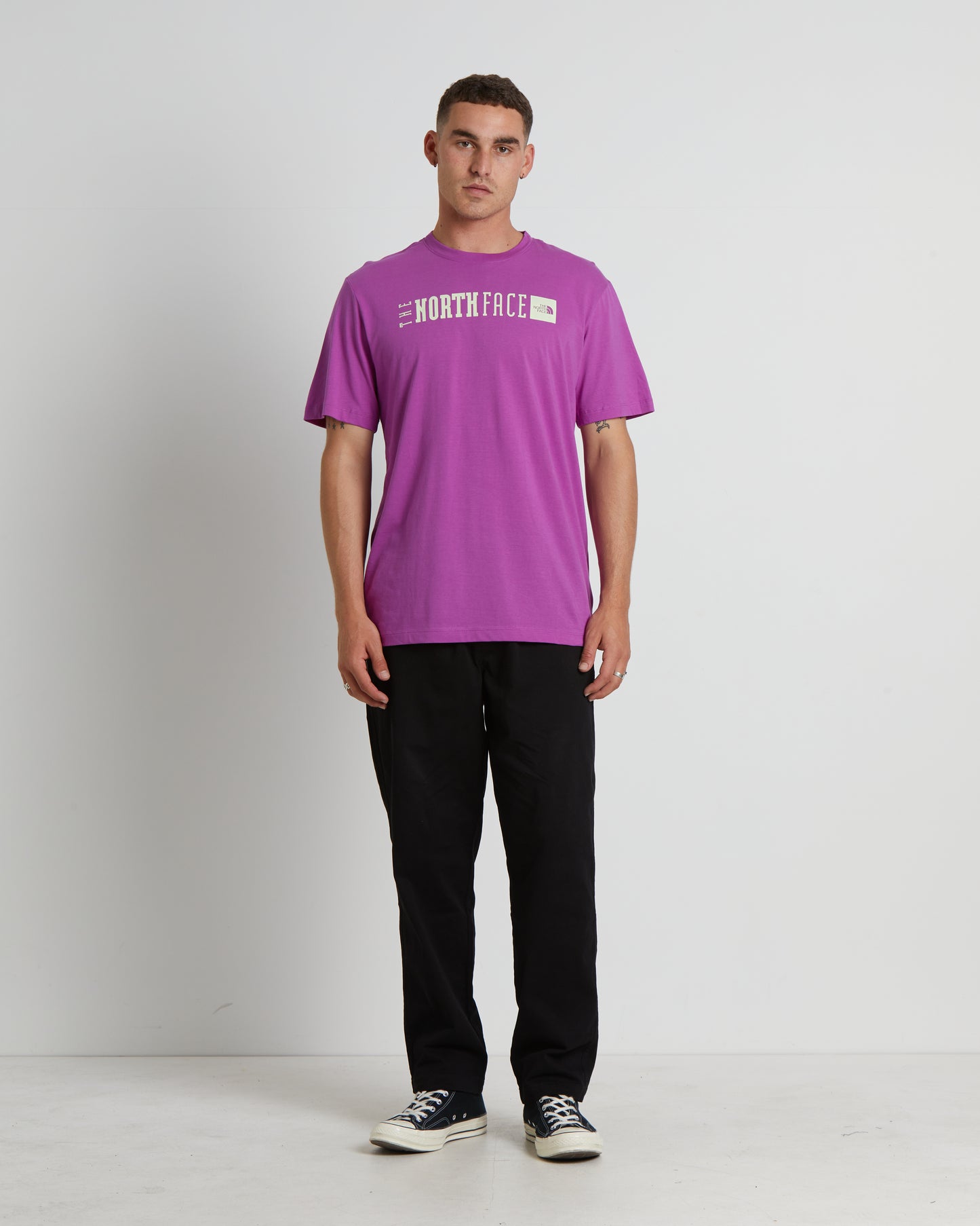 Short Sleeve Proud T-Shirt in Purple Cactus Flower