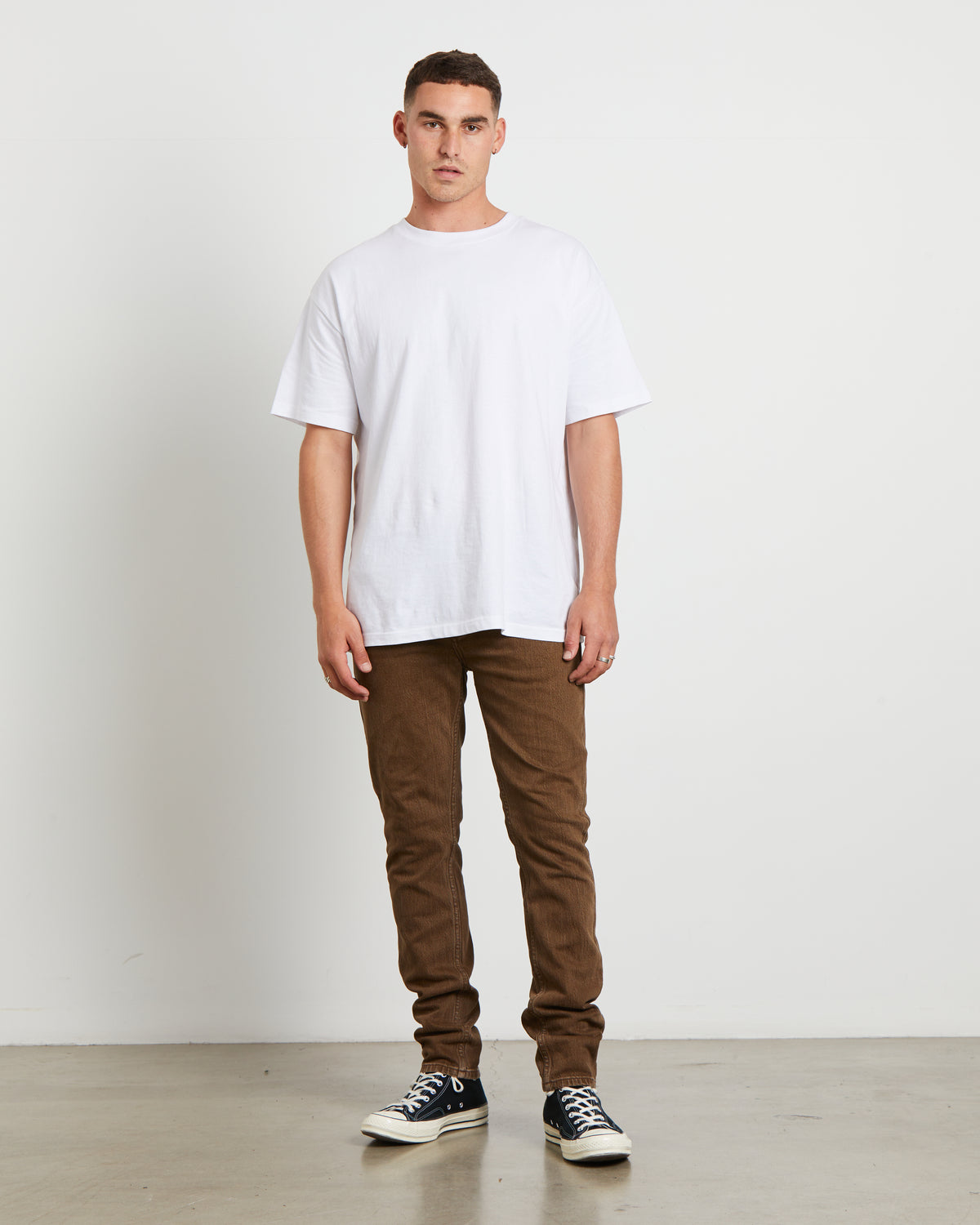 Tim Slim Denim Jeans Coast COAST BROWN