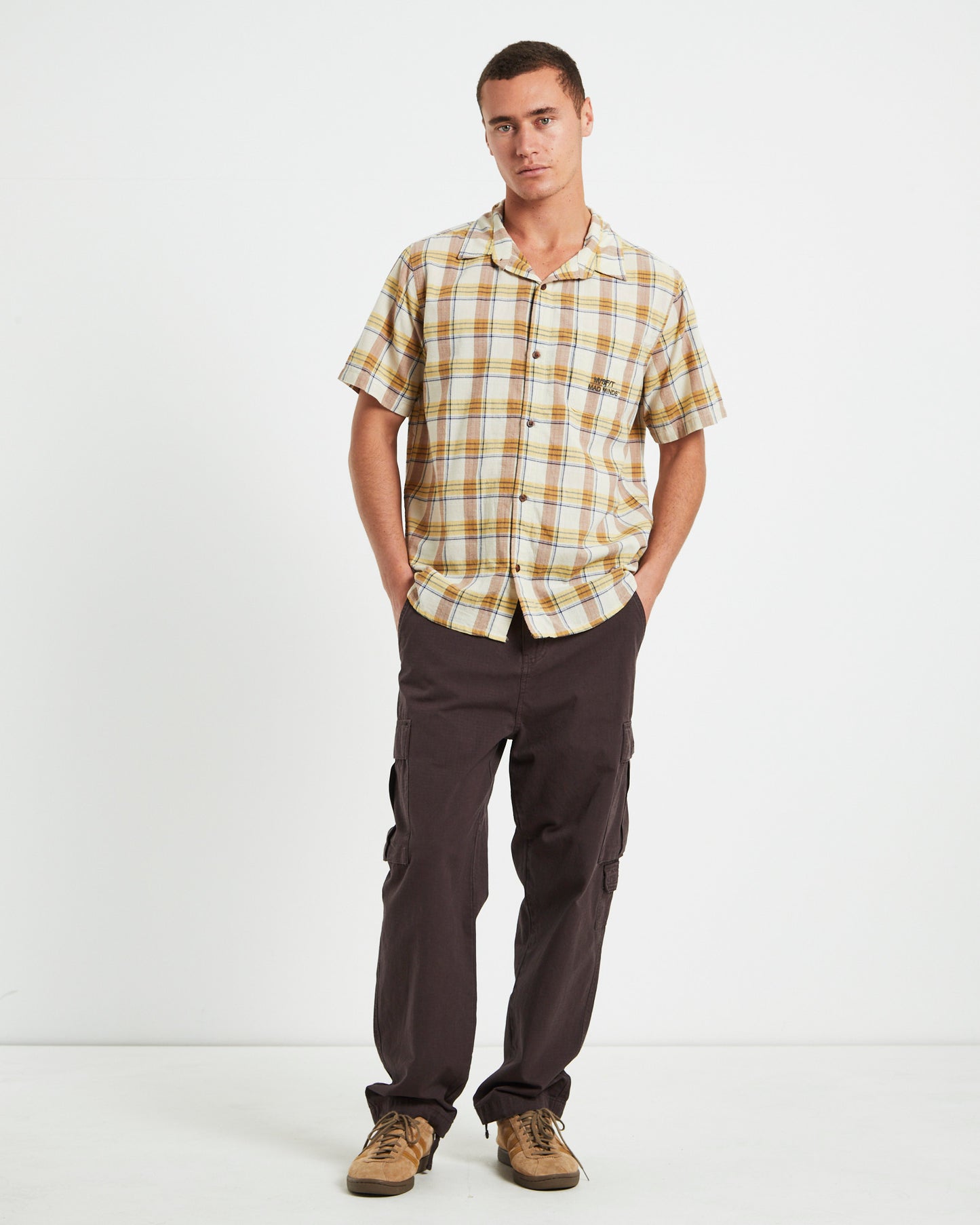 Darling Quartz Short Sleeve Shirt in Tan