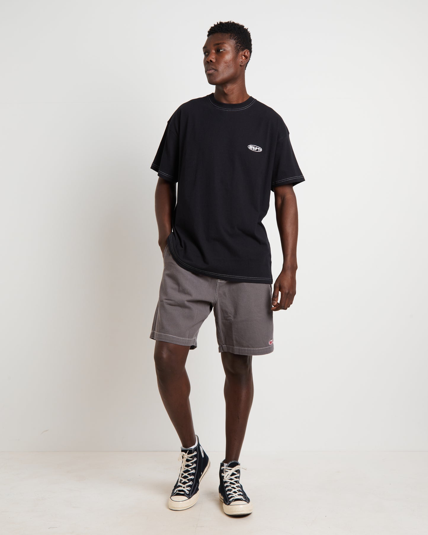 Edge Of Care 20" Shorts in Ridge Grey