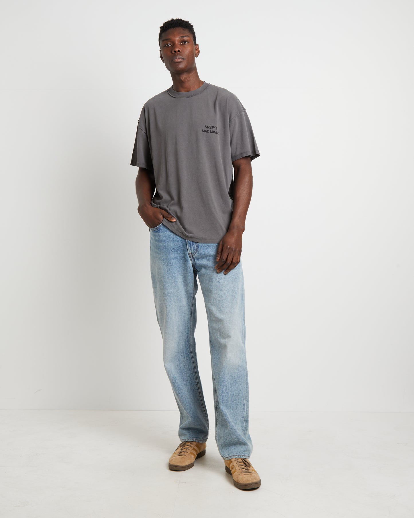 Worner Reverse short Sleeve T-Shirt in Black