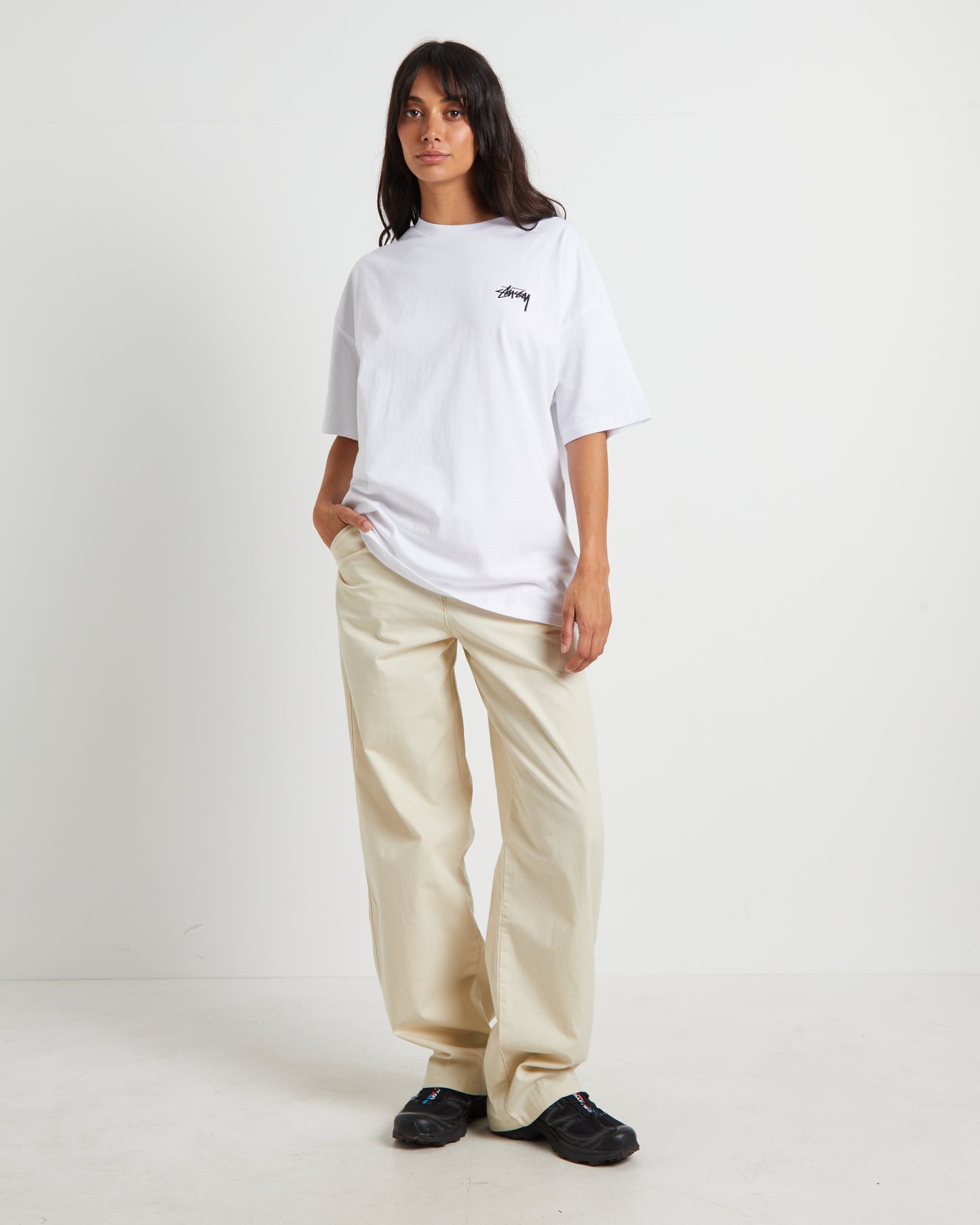 Stussy Flower T-Shirt in White