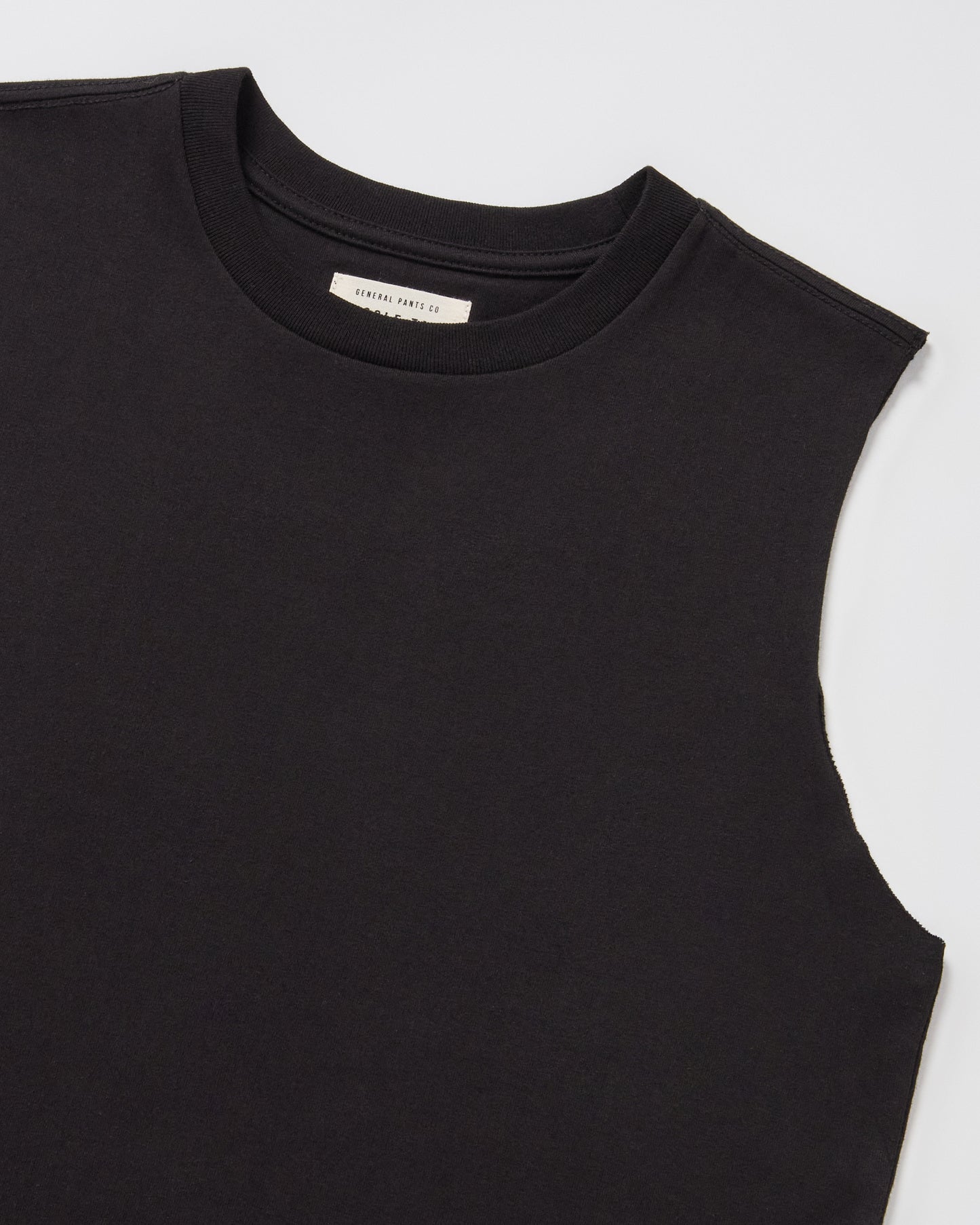 Teen Boys Muscle Tank in Black