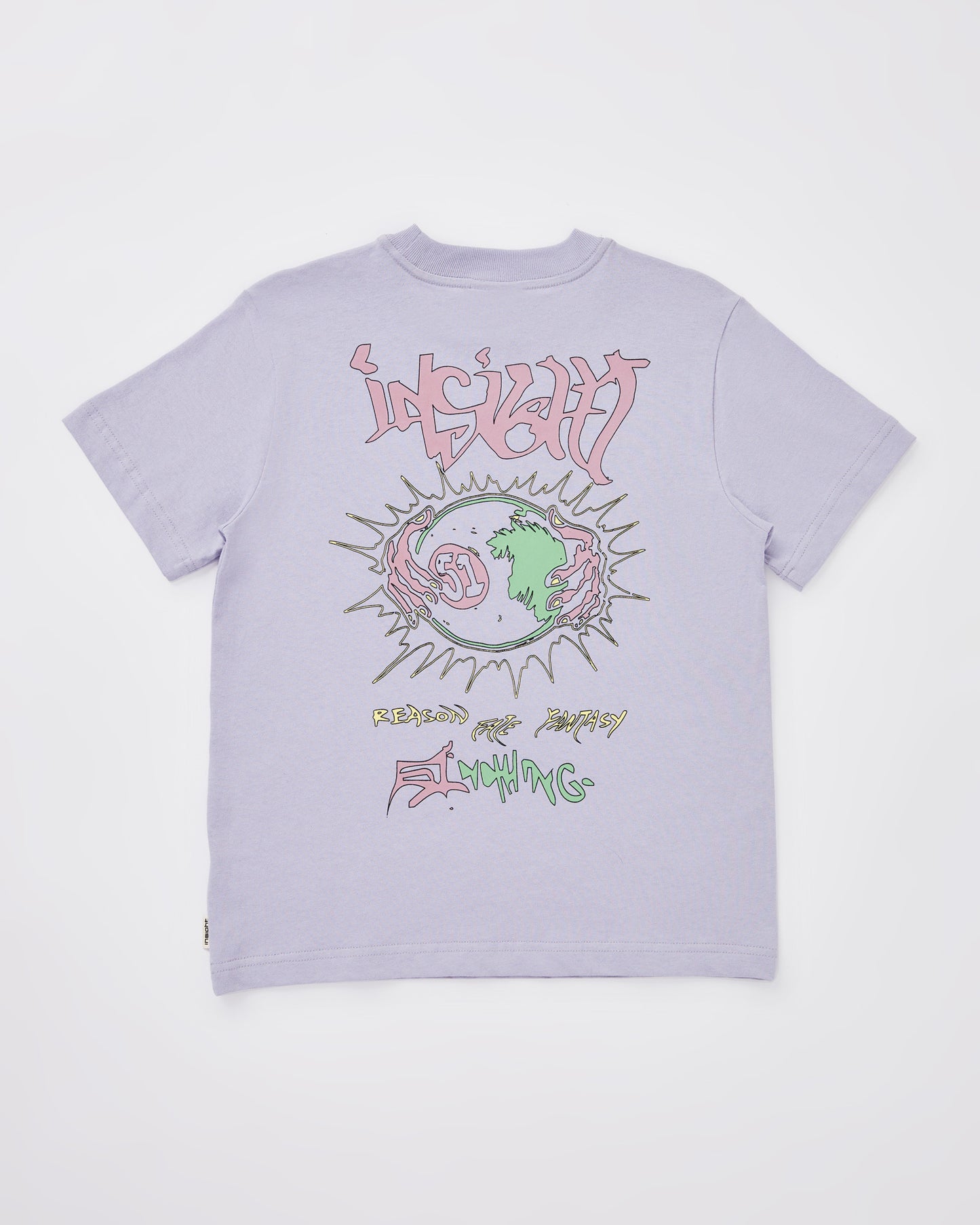 Teen Boys 51 Short Sleeve T-Shirt in Lavender