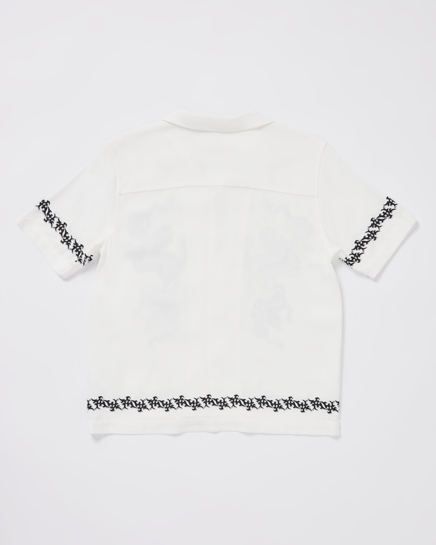 Teen Boys Draco Short Sleeve Resort Shirt in White