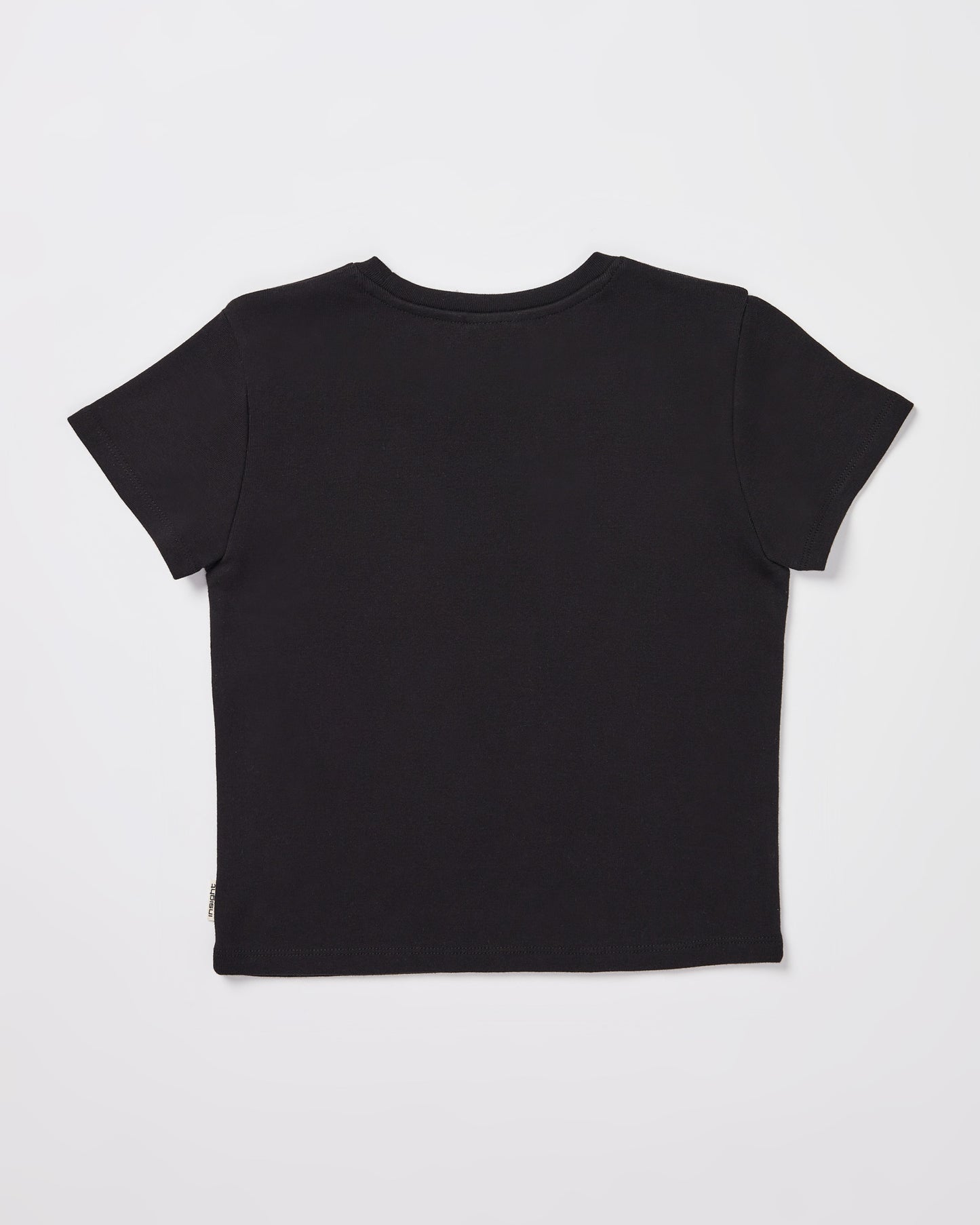 Teen Girls Hackers Baby Tee in Black