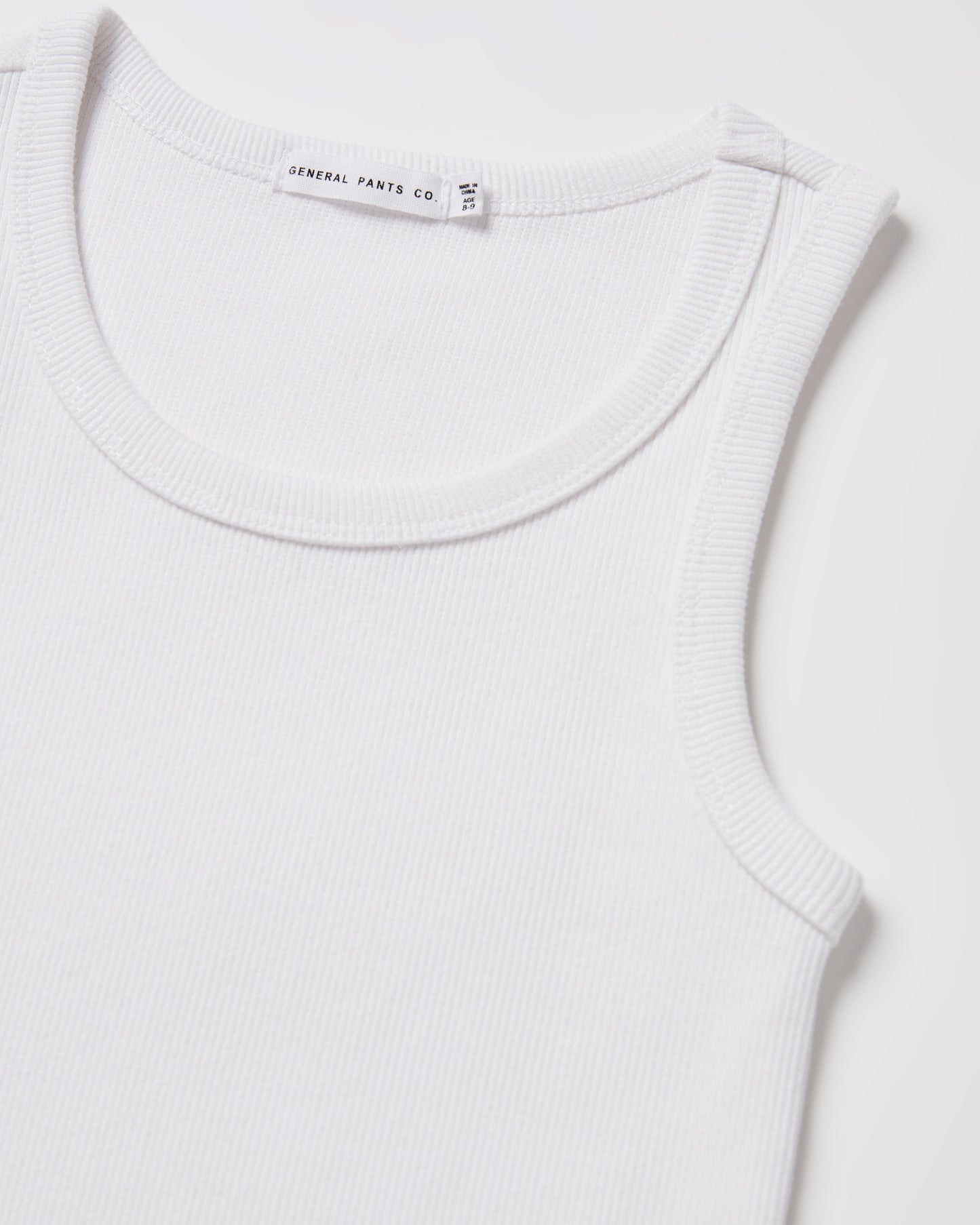 Teen Girls Super Scoop Classic Dress in white