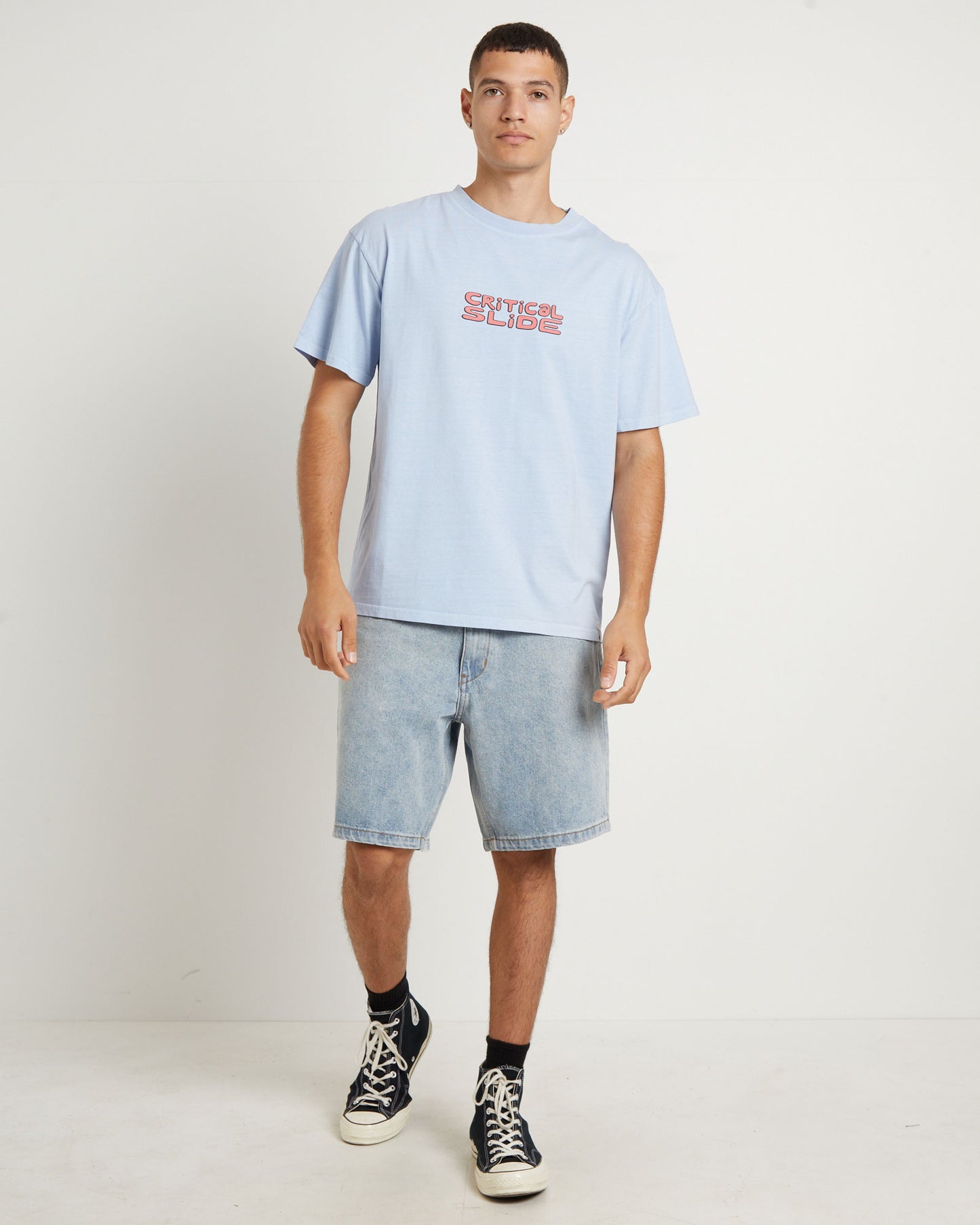Slider T-Shirt in Sky