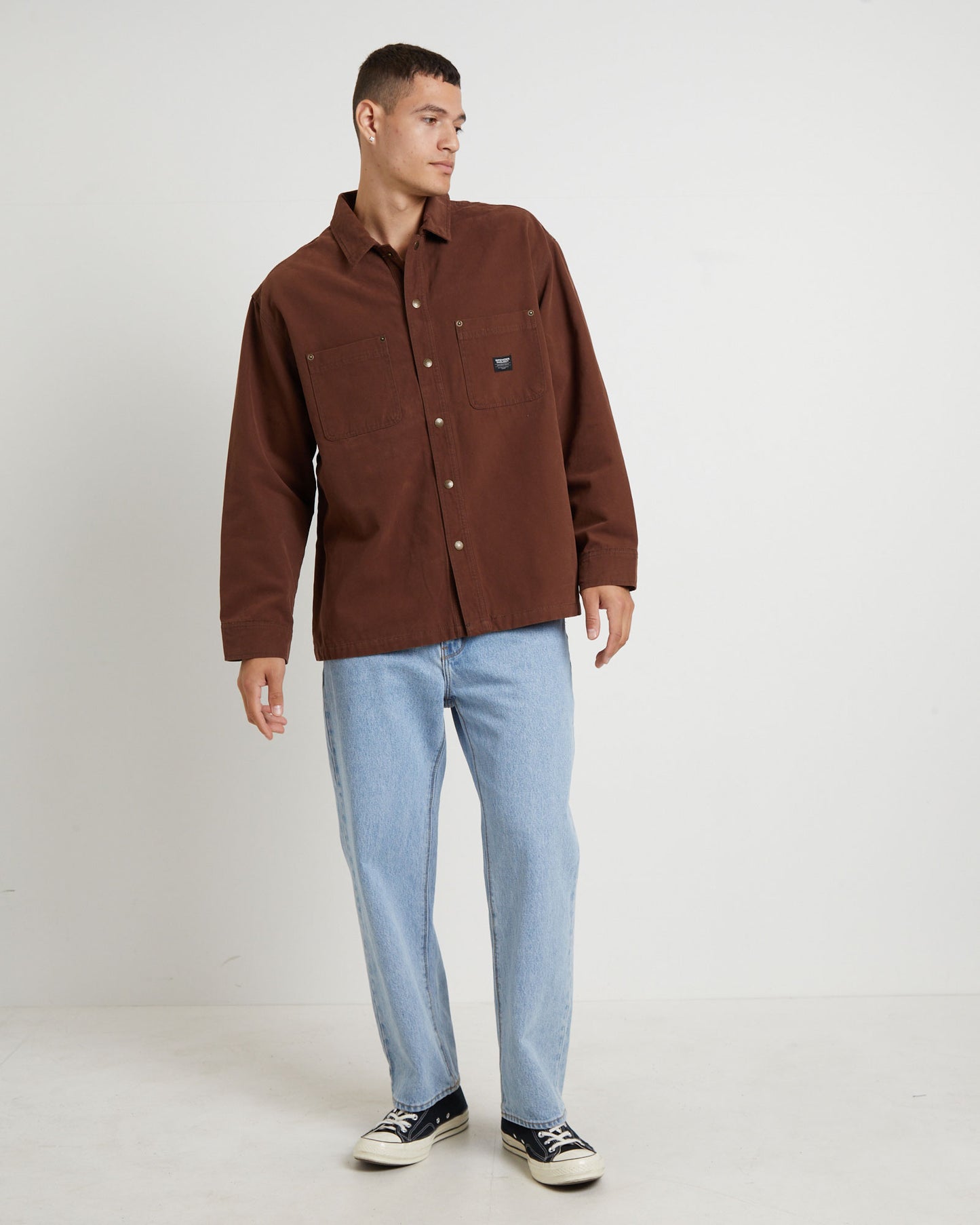 Newcastle Shacket in Brown