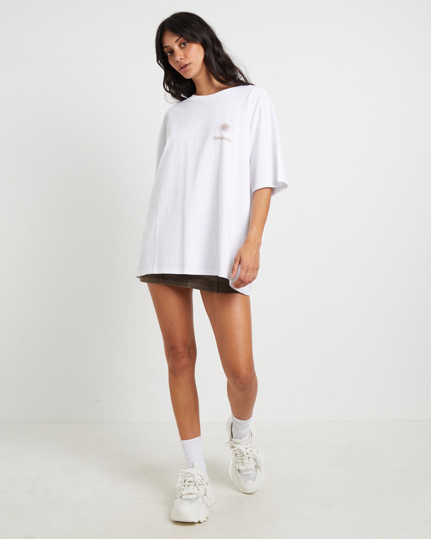 Resort Club Oversized T-Shirt in White